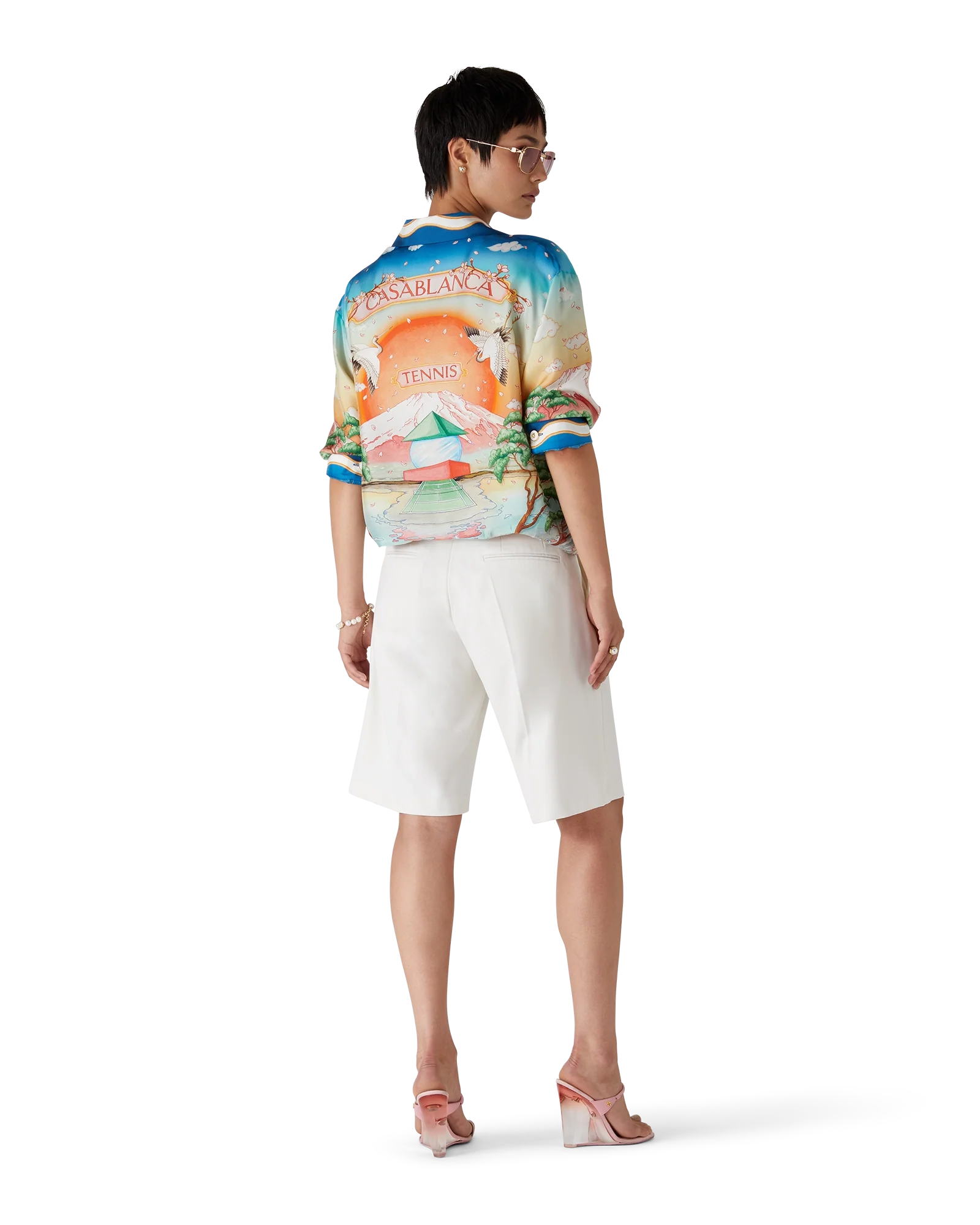 Tennis Club Silk Long Sleeve Shirt