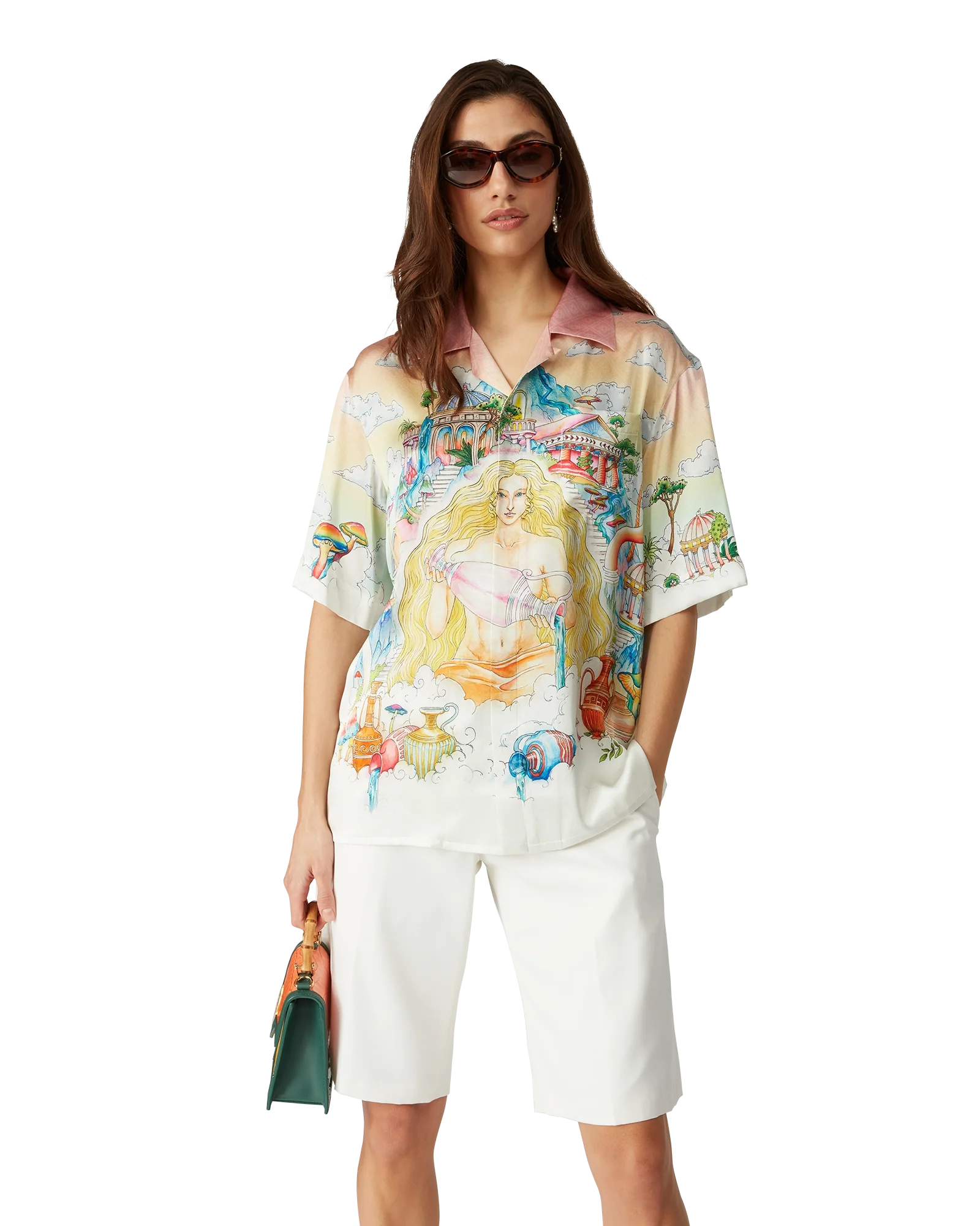 The Road To Knowledge Short Sleeve Silk Shirt