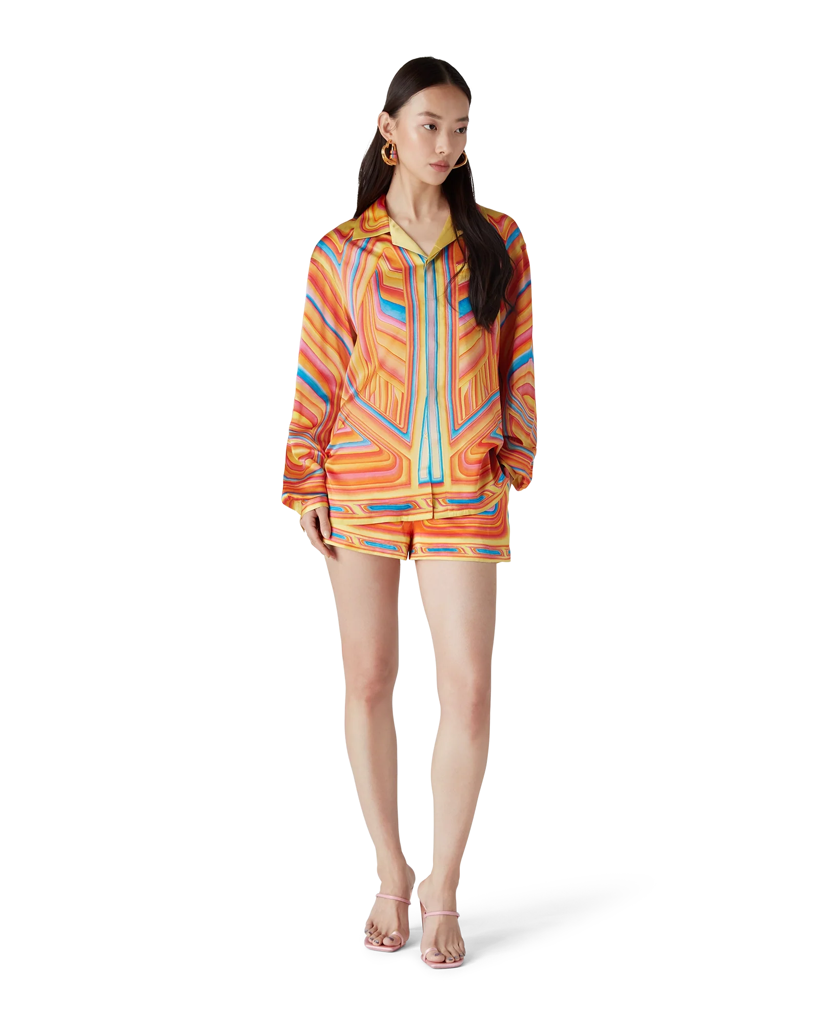 Low Rider Long Sleeve Silk Shirt
