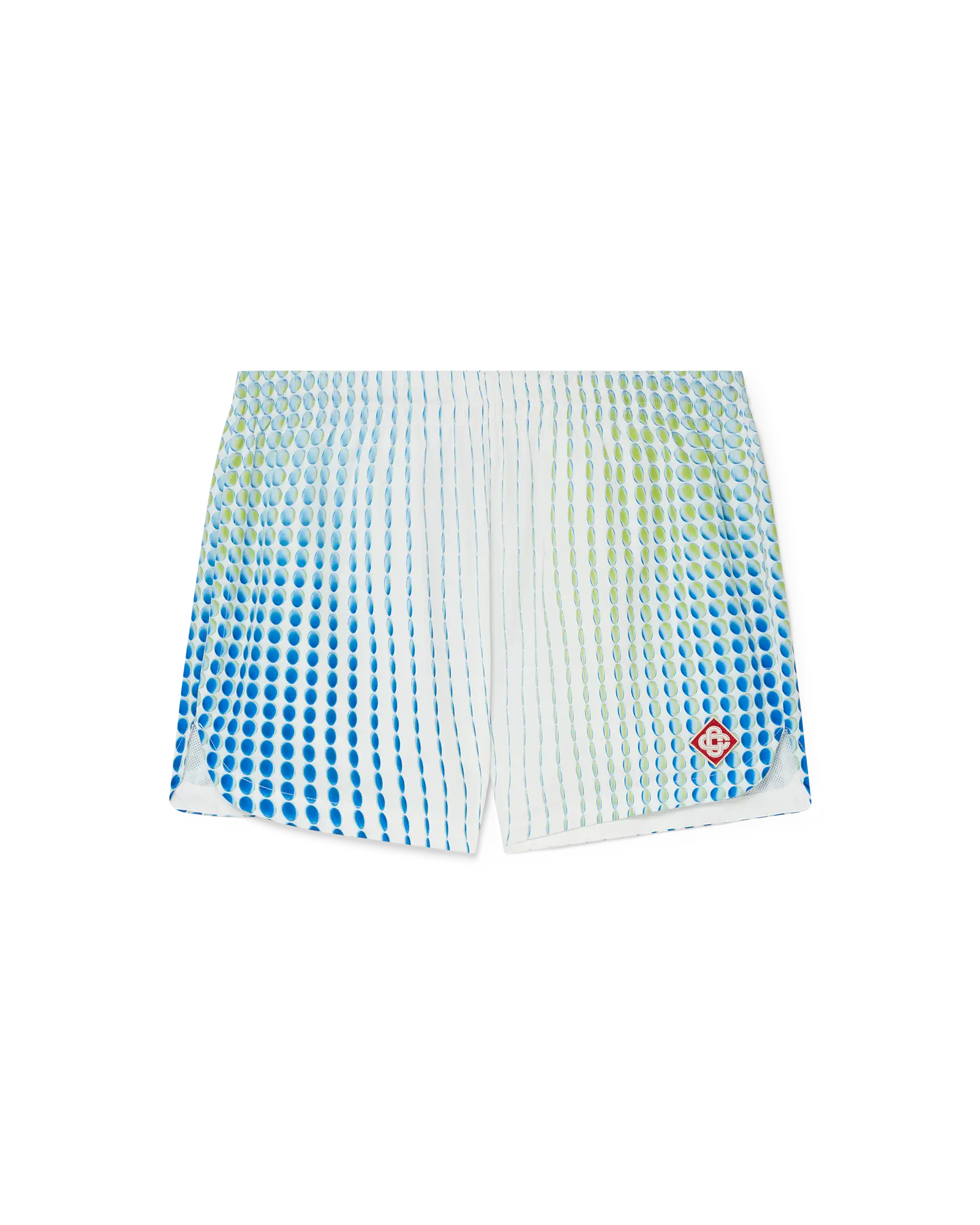 Printed Poly Taffeta Shorts