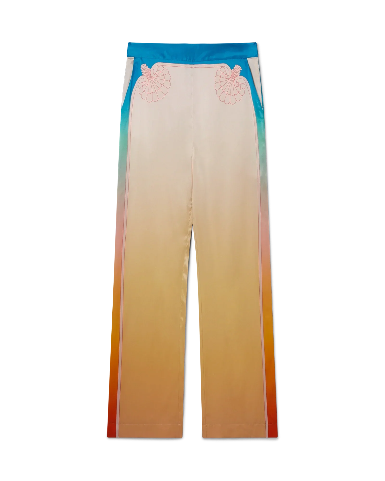 L'Arc Coloré Silk Trousers