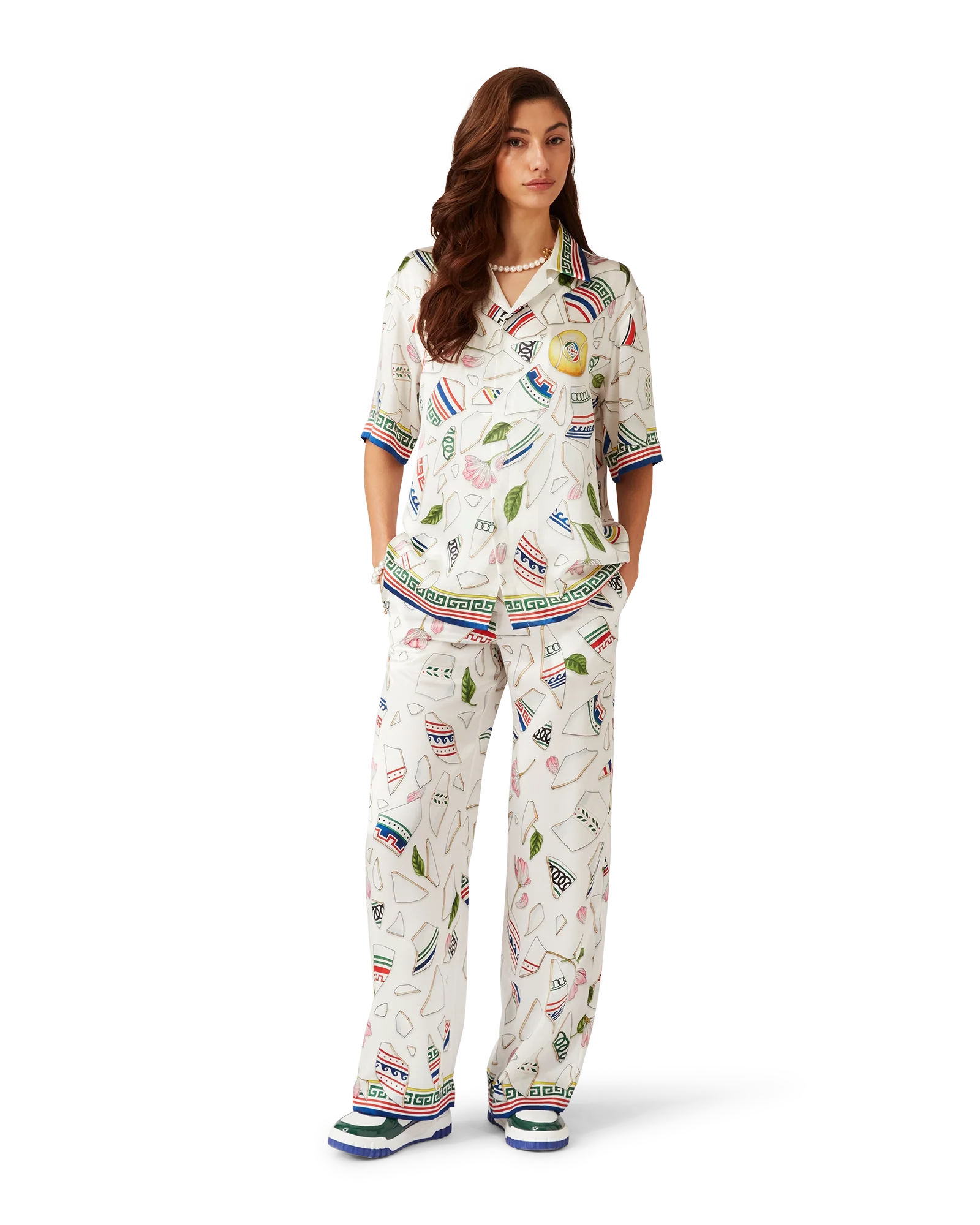 Le Vase Brise Silk Trousers