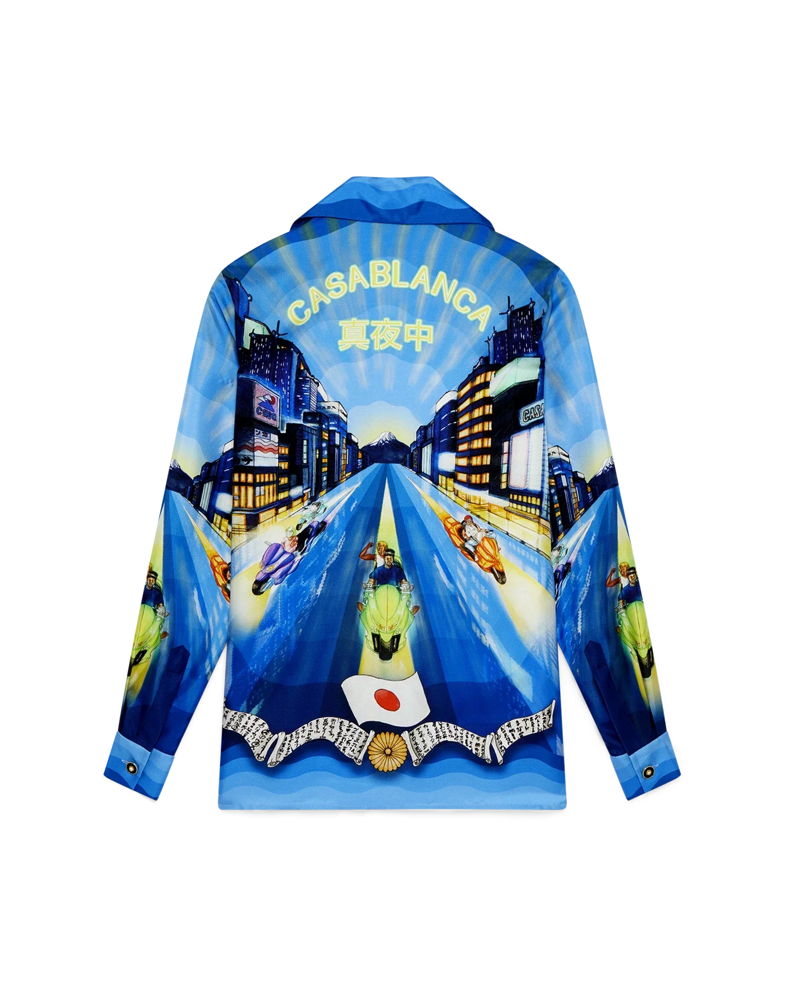Tokyo Night Silk Shirt