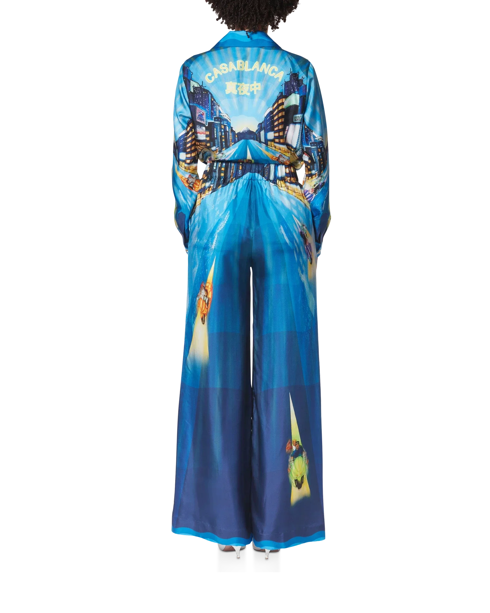 Tokyo Night Silk Shirt