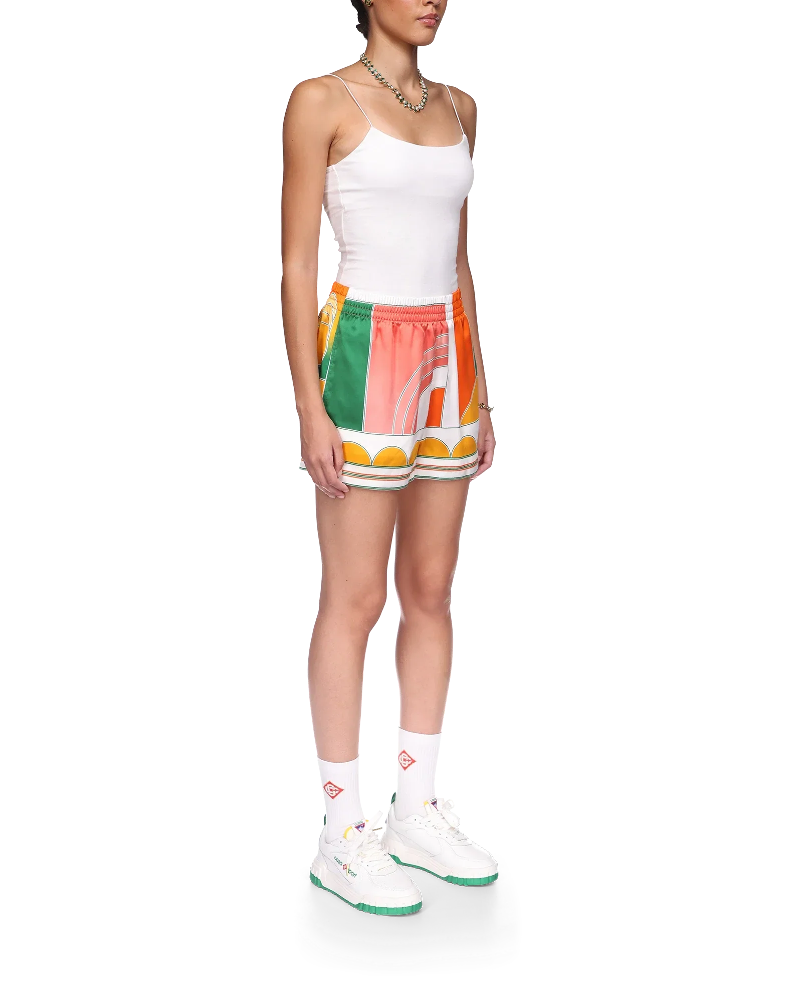 Summer Court Silk Shorts