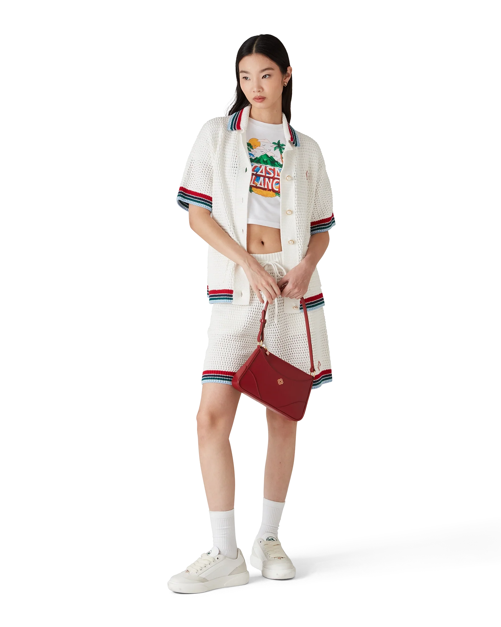 Gothic Crochet Short Sleeve Shirt