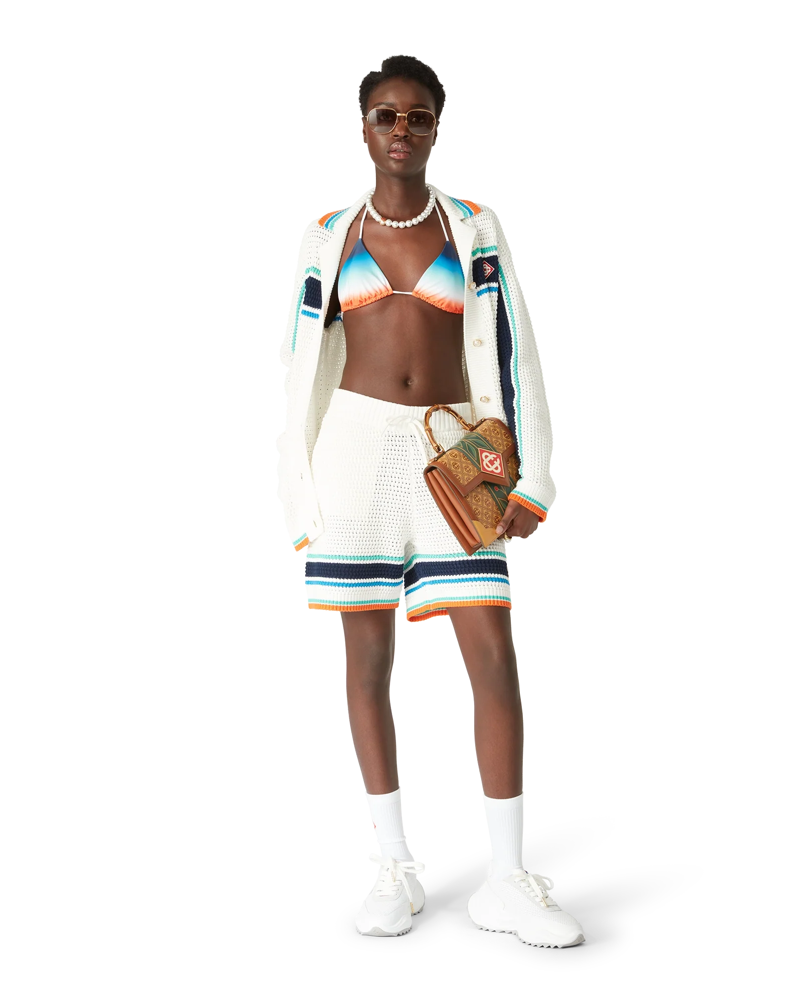 Tennis Crochet Shacket