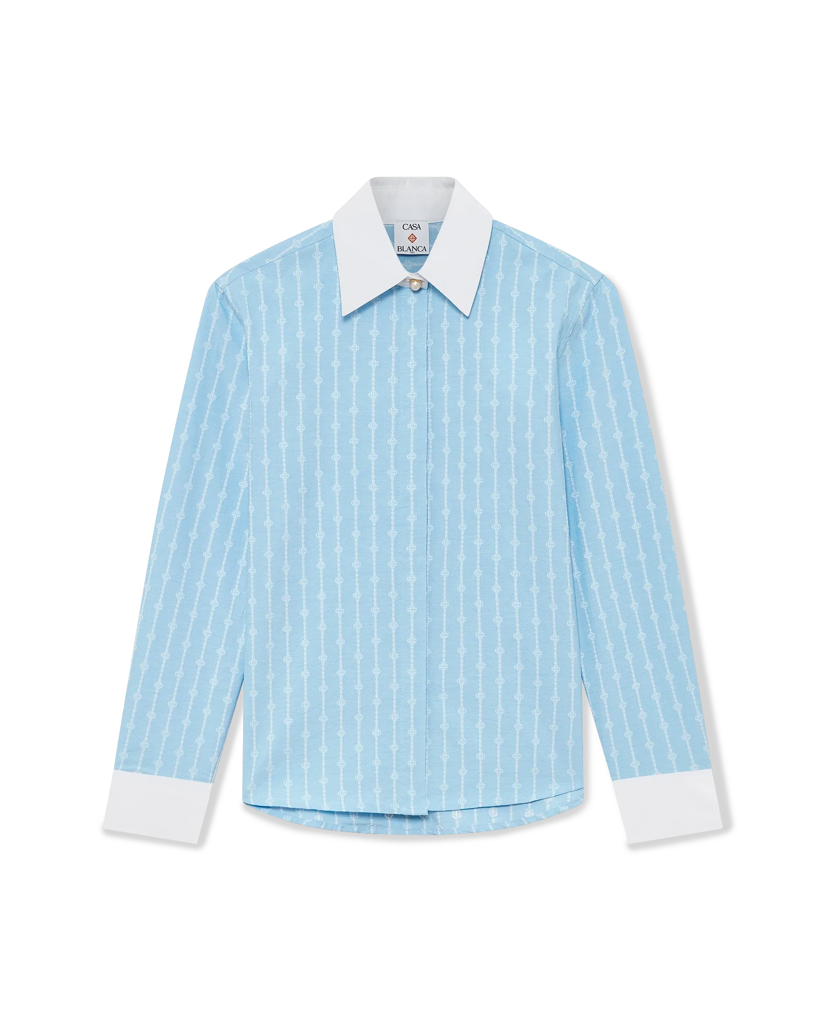 Pinstripe Laurel Long Sleeve Shirt