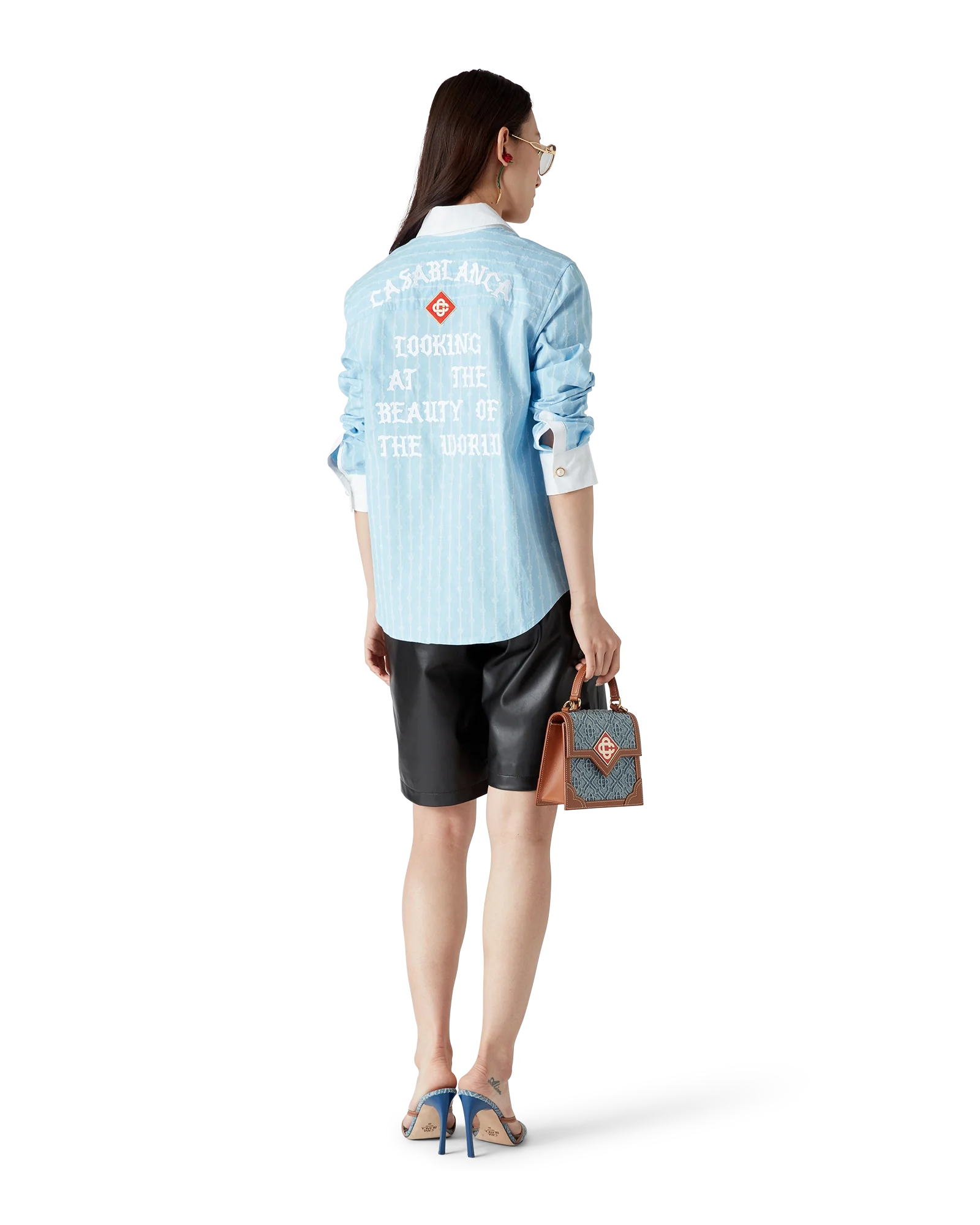 Pinstripe Laurel Long Sleeve Shirt