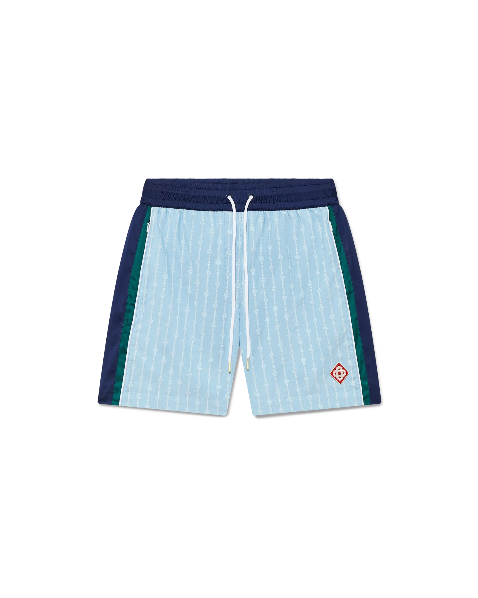 Pinstripe Laurel Track Shorts