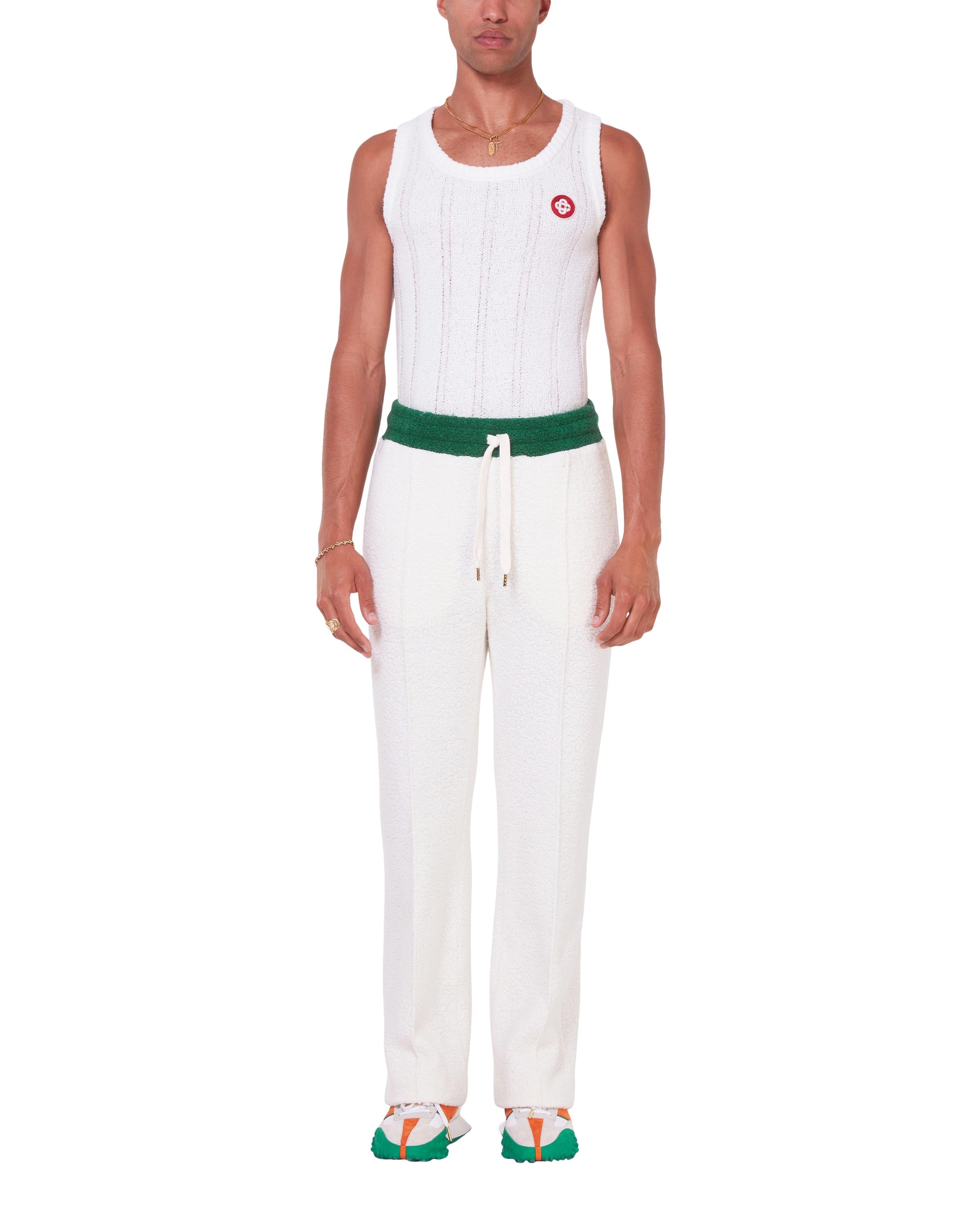 Off-White Cashmere Colour Block Sweatpants