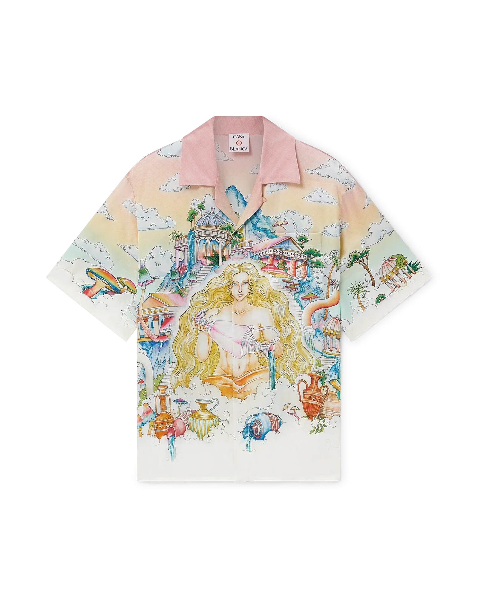 The Road To Knowledge Short Sleeve Silk Shirt