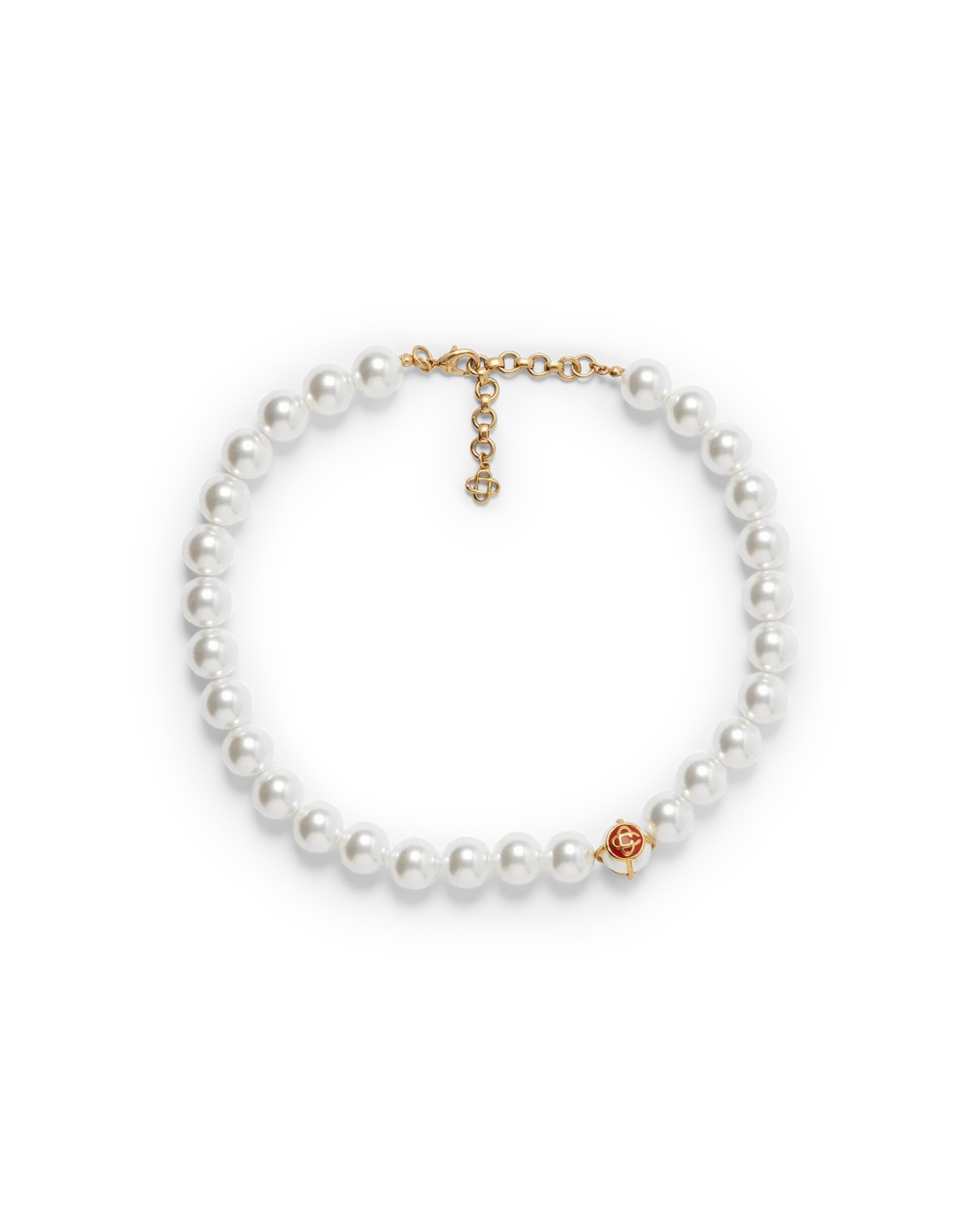 Caged Pearl Necklace