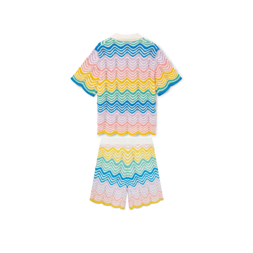 Gradient Wave Knit Set