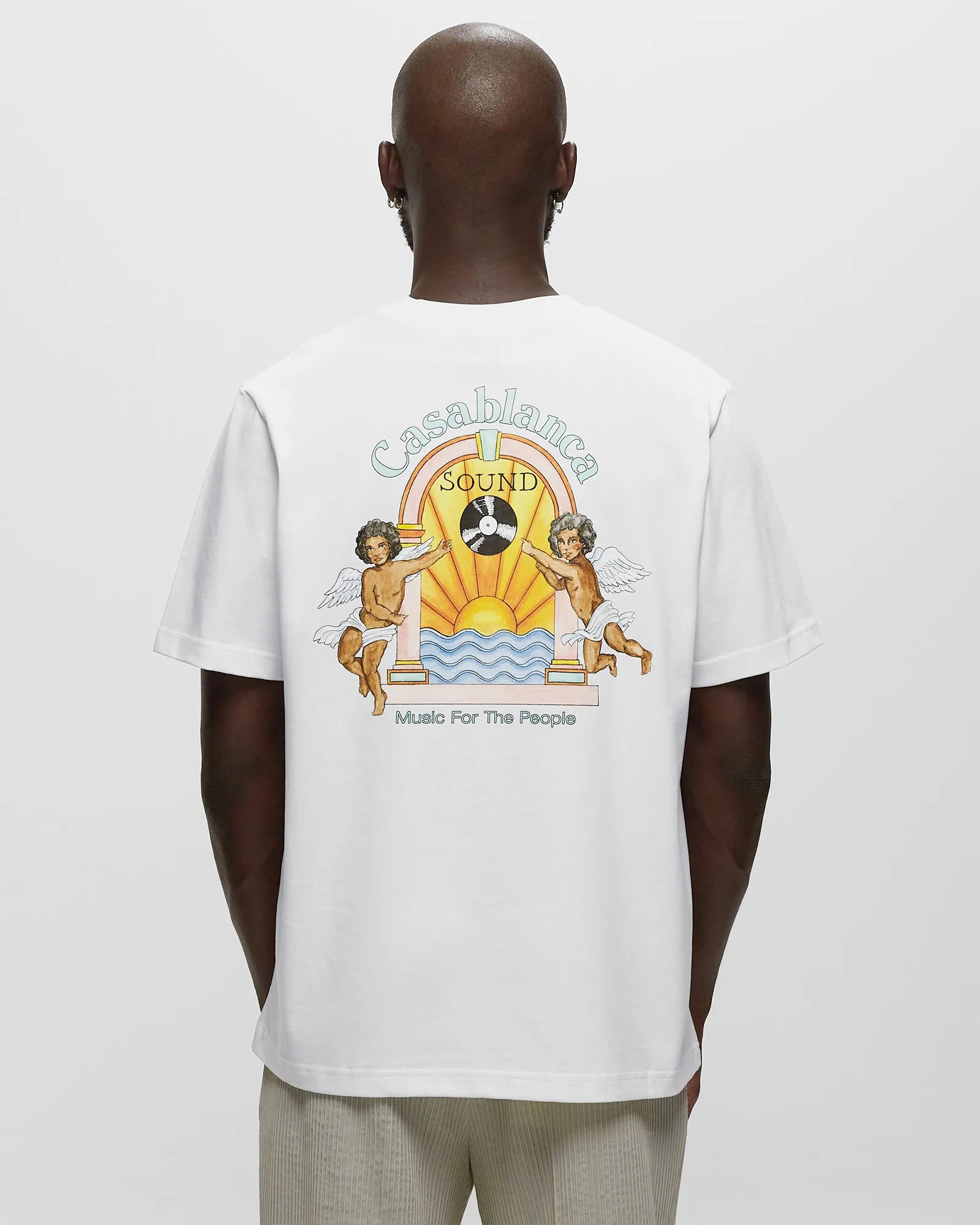 Casablanca Studio De Musique T-Shirt 'White'