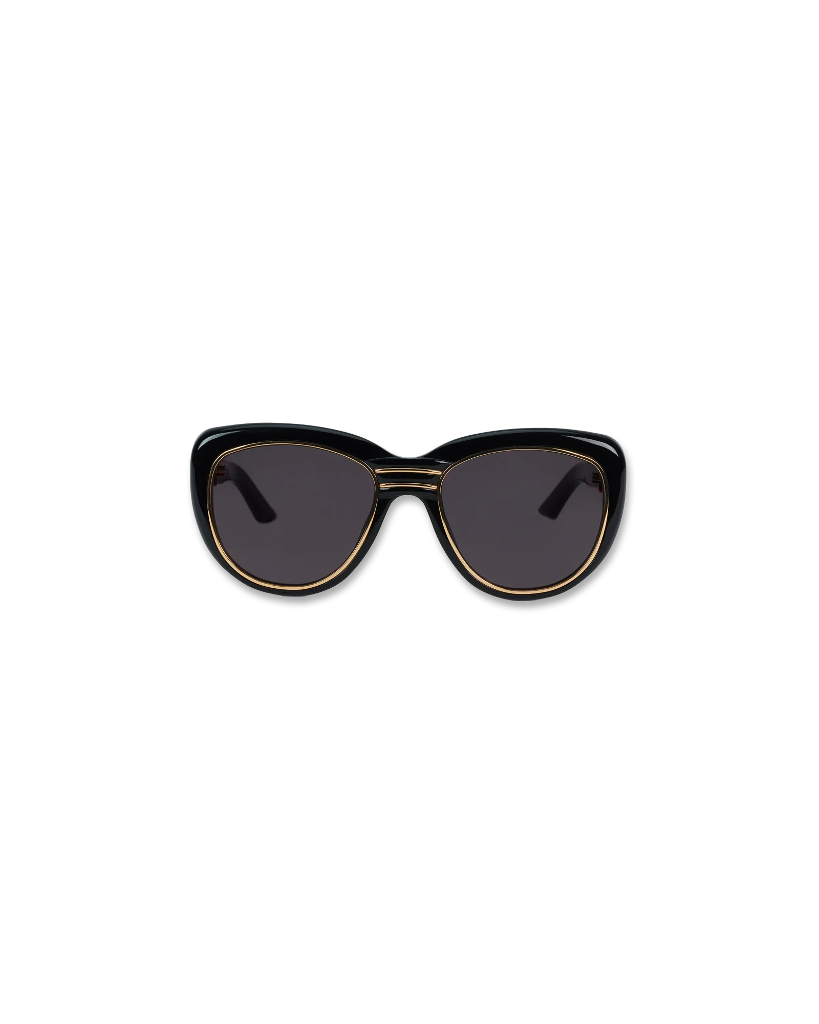 Black & Gold The Wing Sunglasses