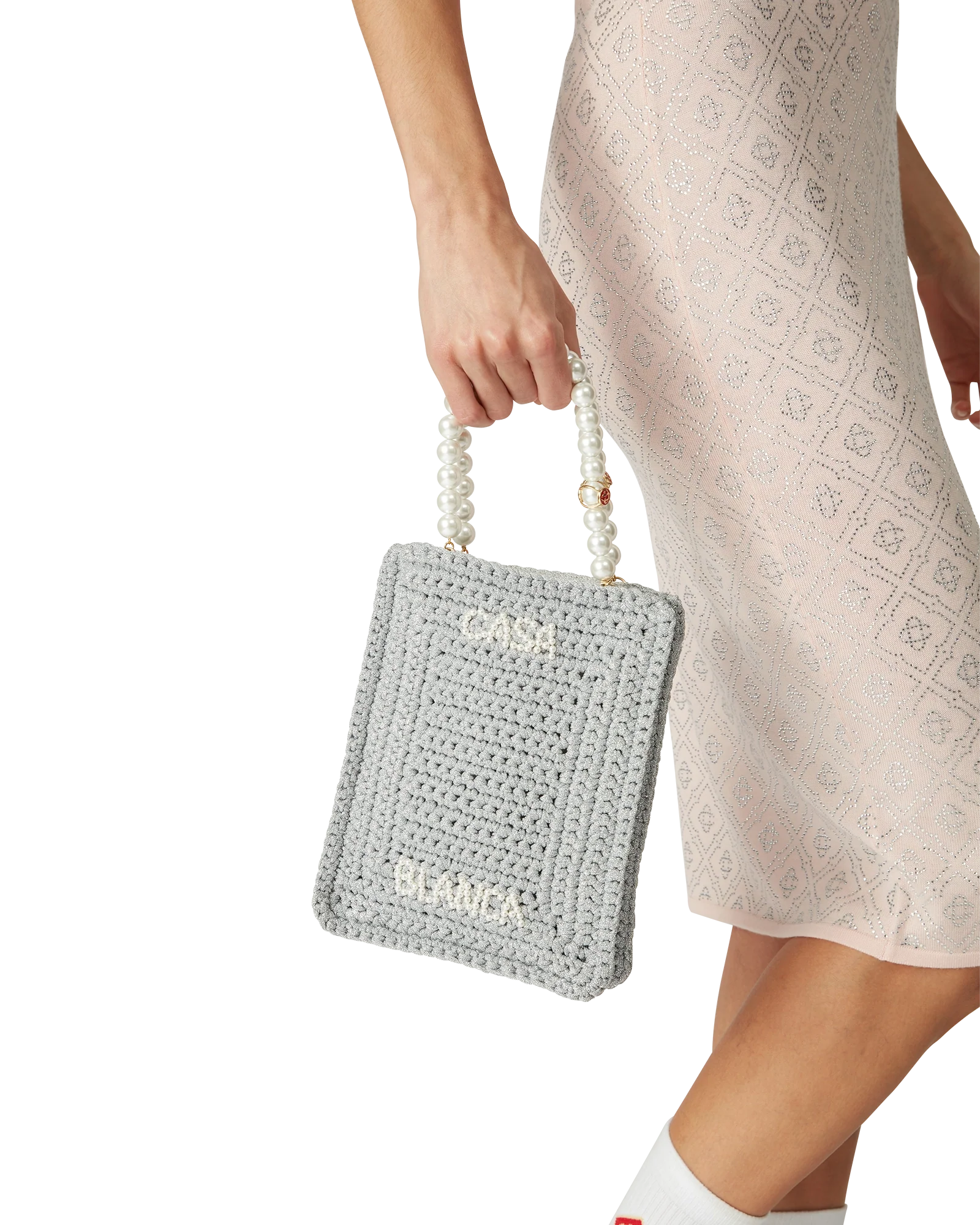 Pearl Mini Crochet Bag
