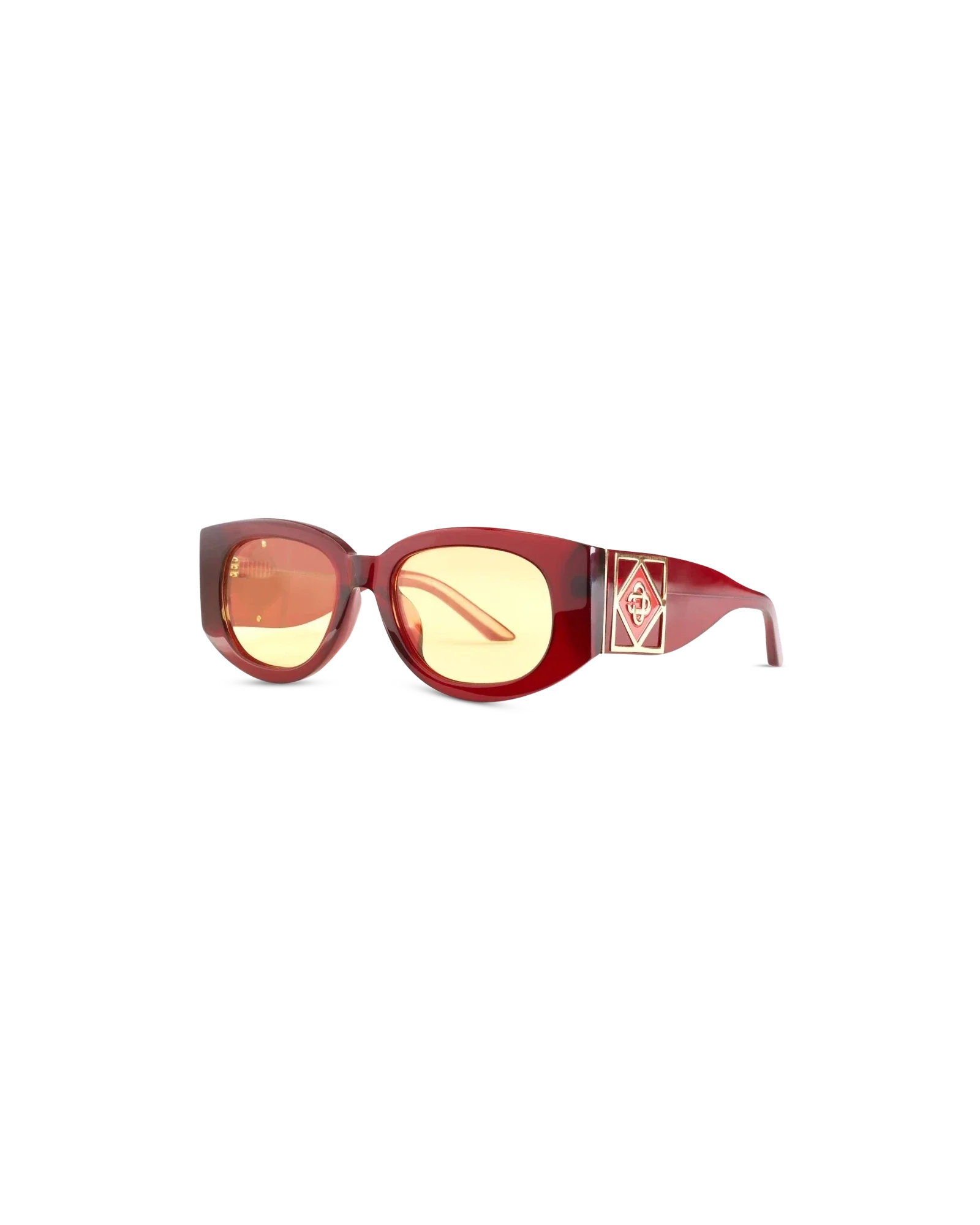 Wine & Gold Gabrielle Sunglasses