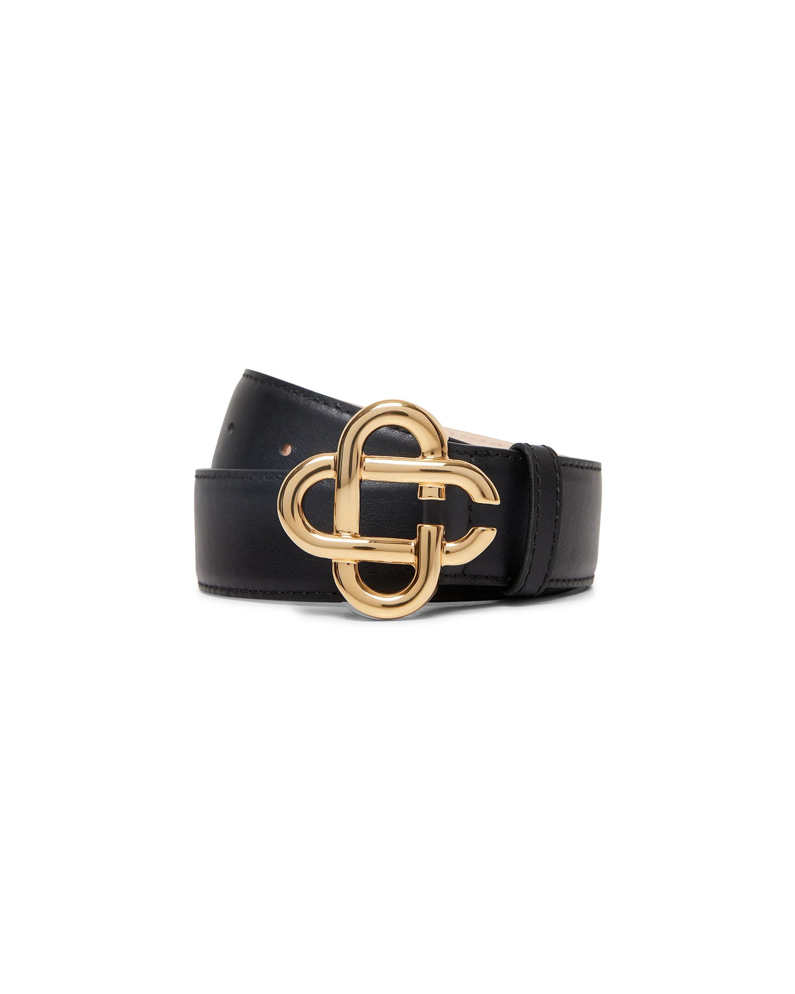 Black CC Logo Belt
