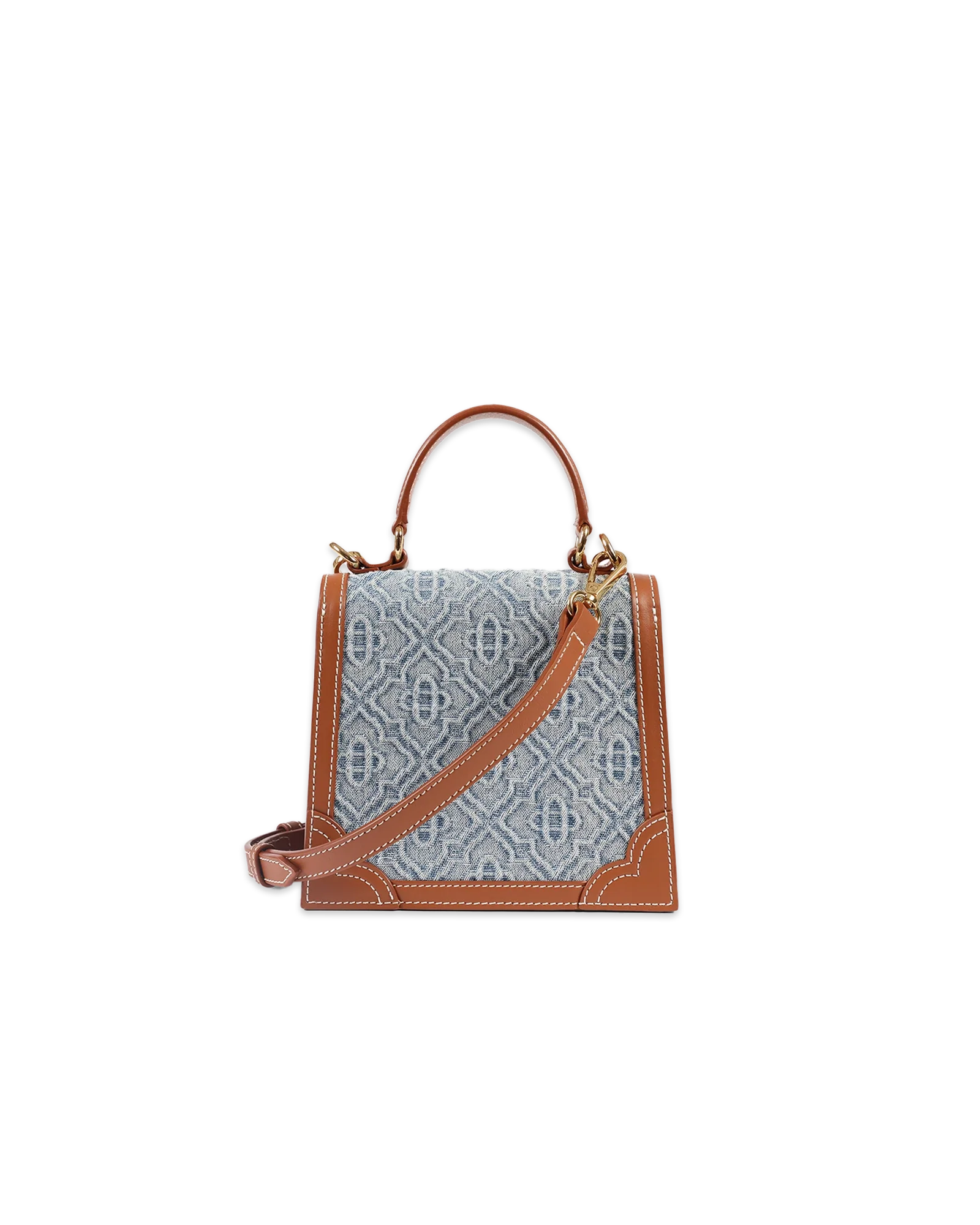 Monogram Denim Mini Jeanne Bag