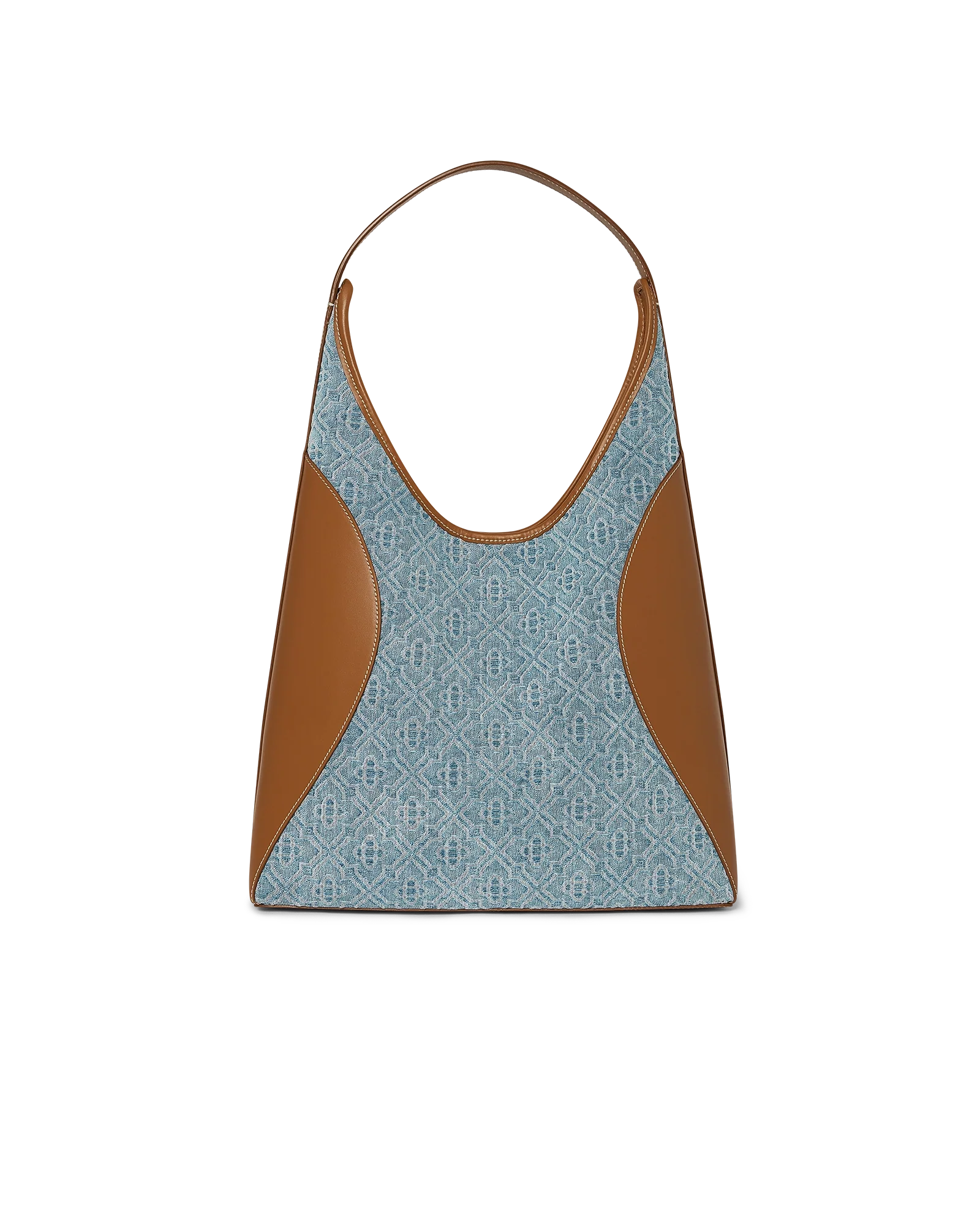 Monogram Denim Hobo Bag