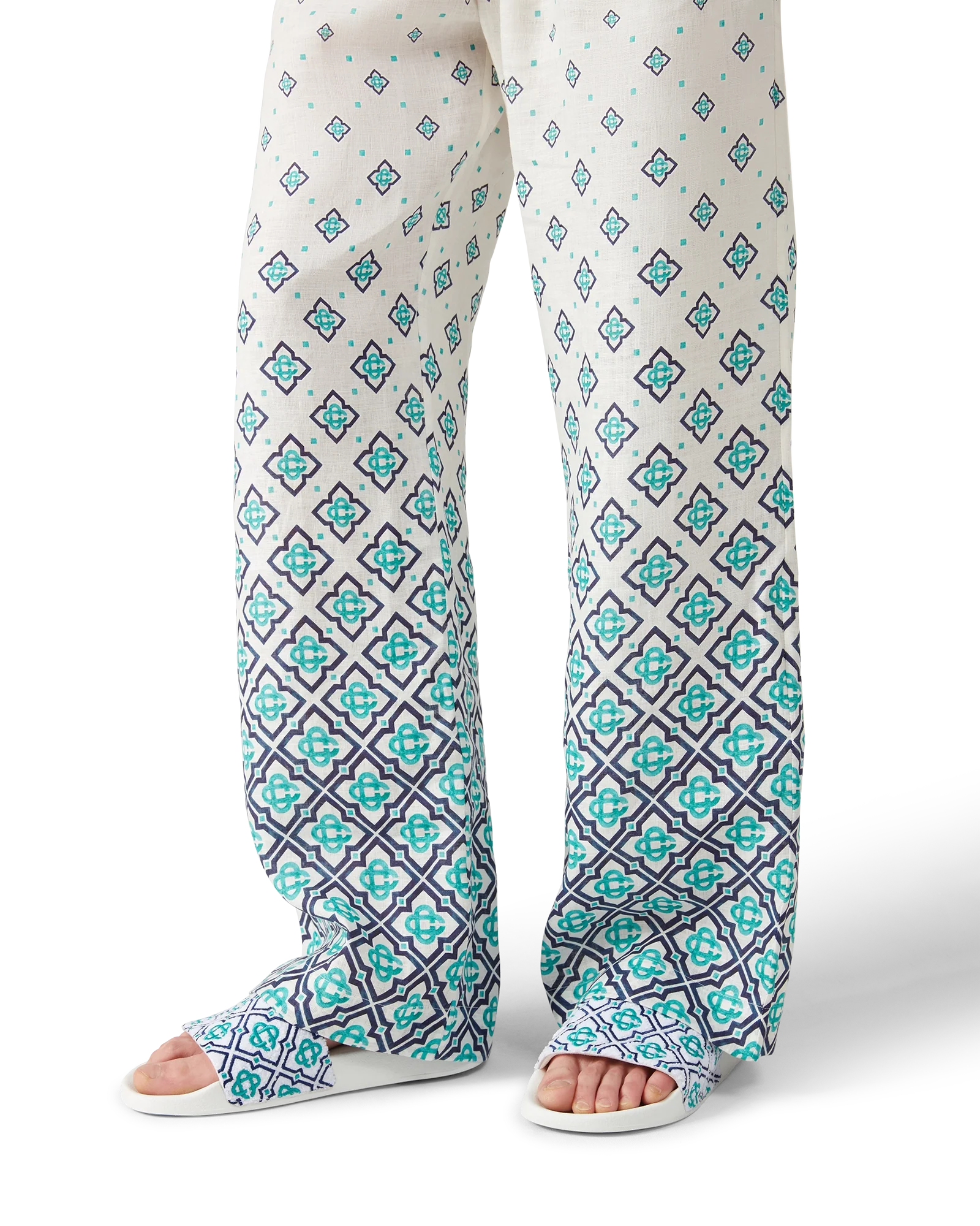 Men's Monogram Towelling Slider