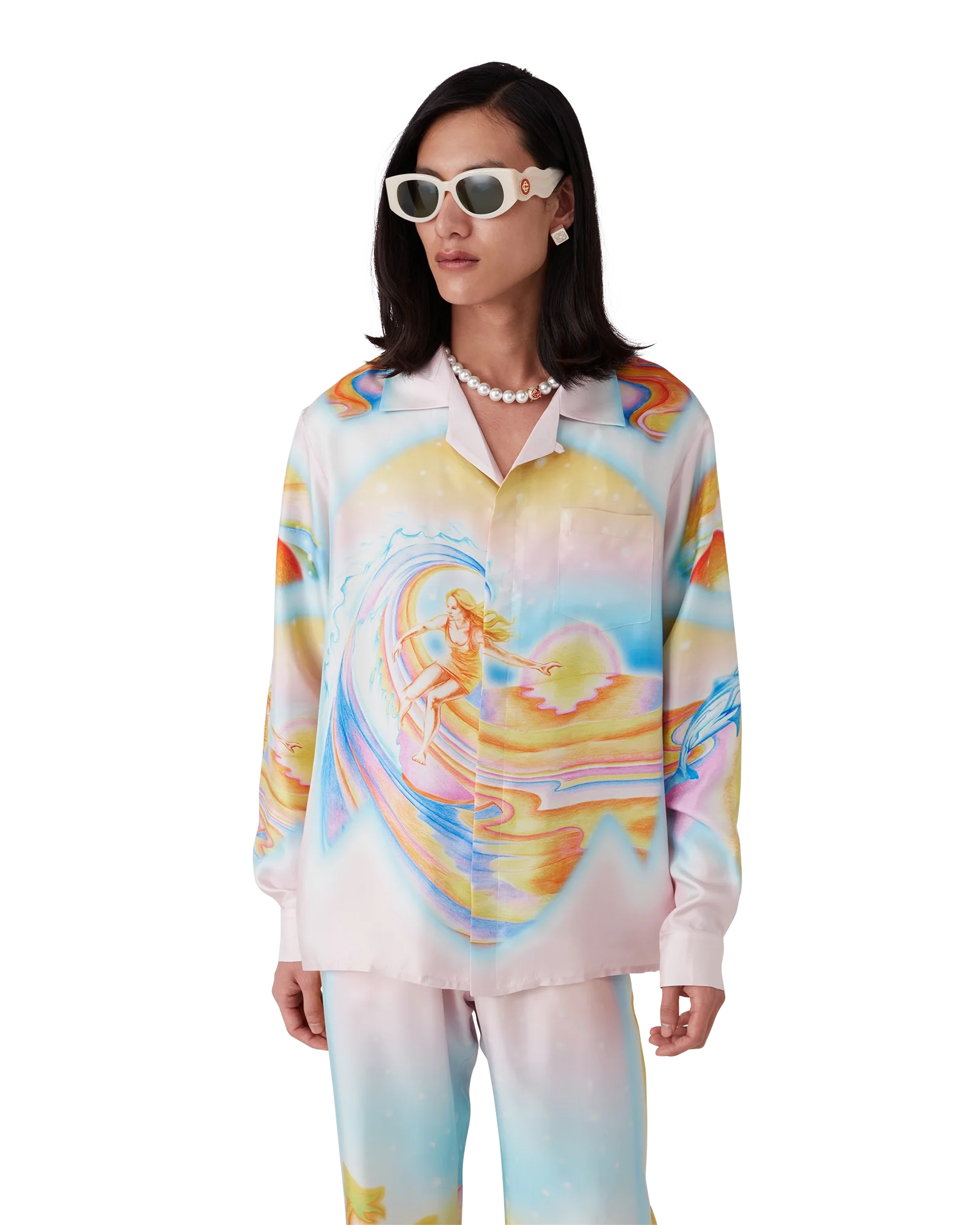 Monogram Logo Stud Earrings