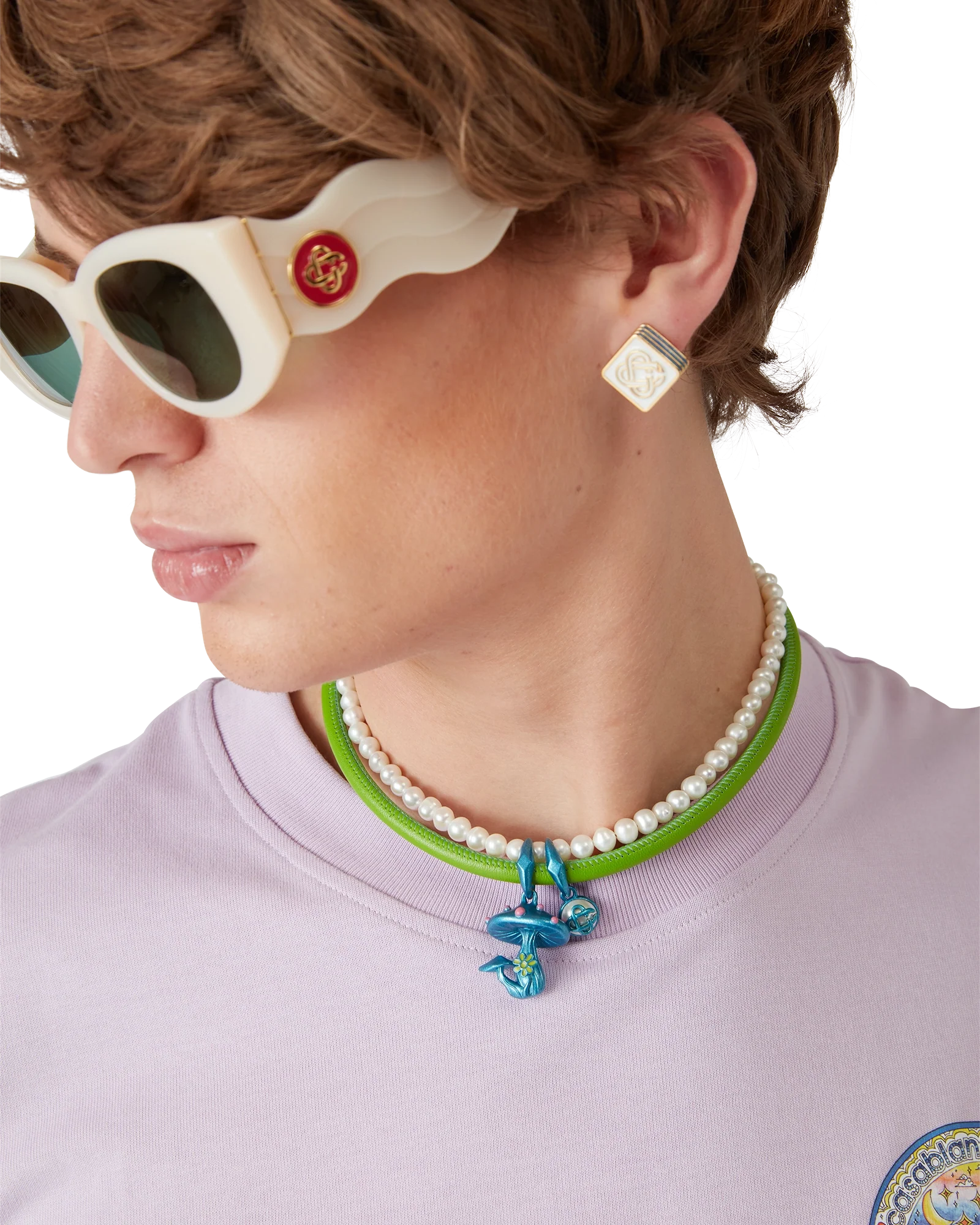 Mini Mushroom Necklace