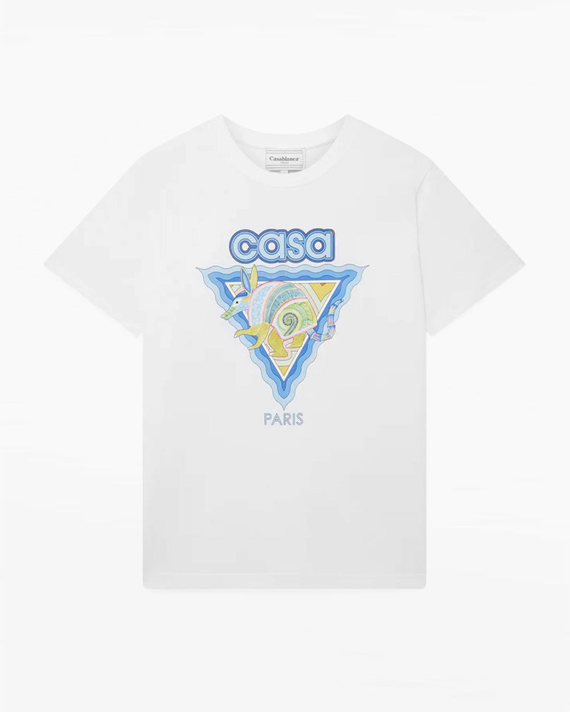 Casablanca T-Shirt Alebrije Armadillo Blanc