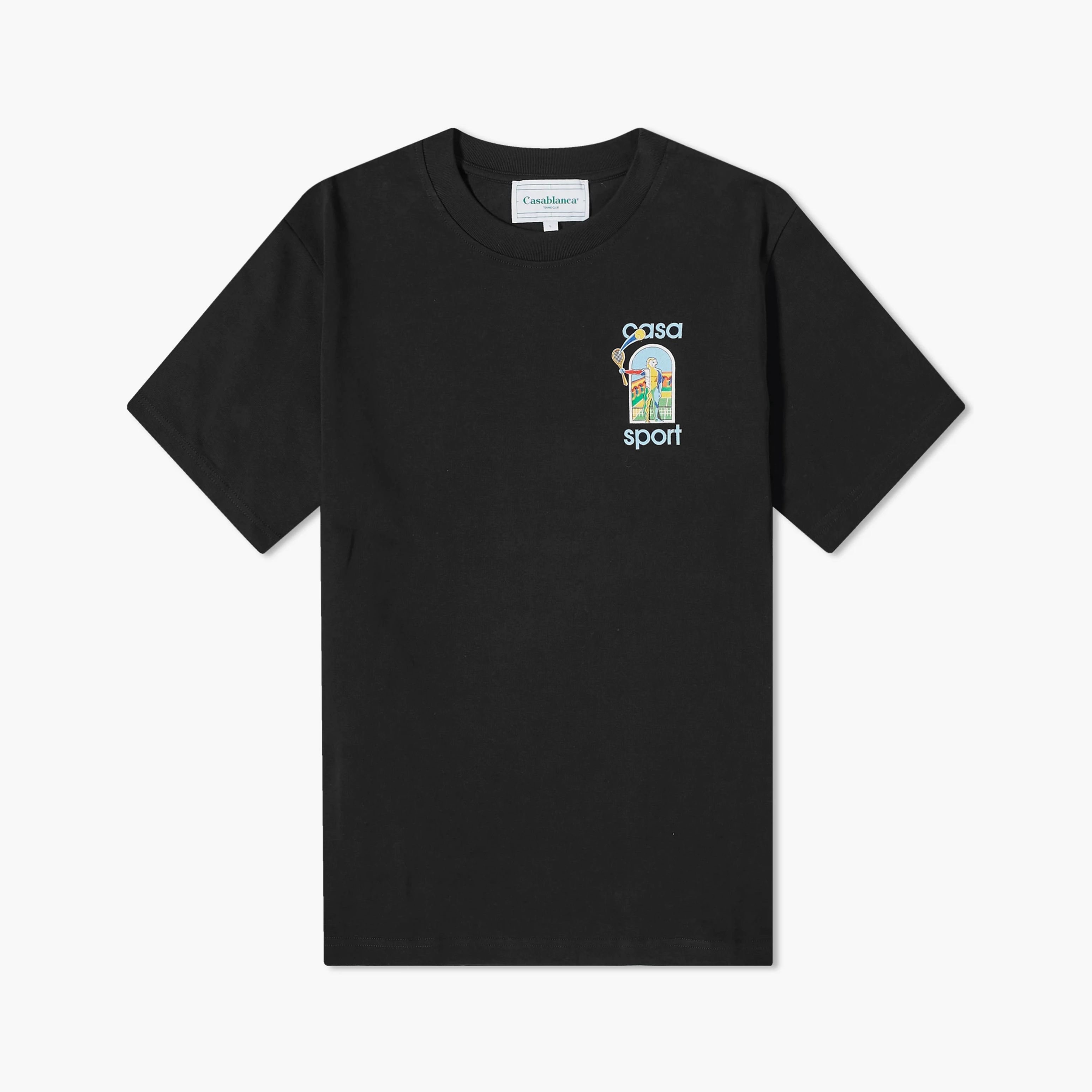 Casablanca T-Shirt Le Jeu de Couleur Noir