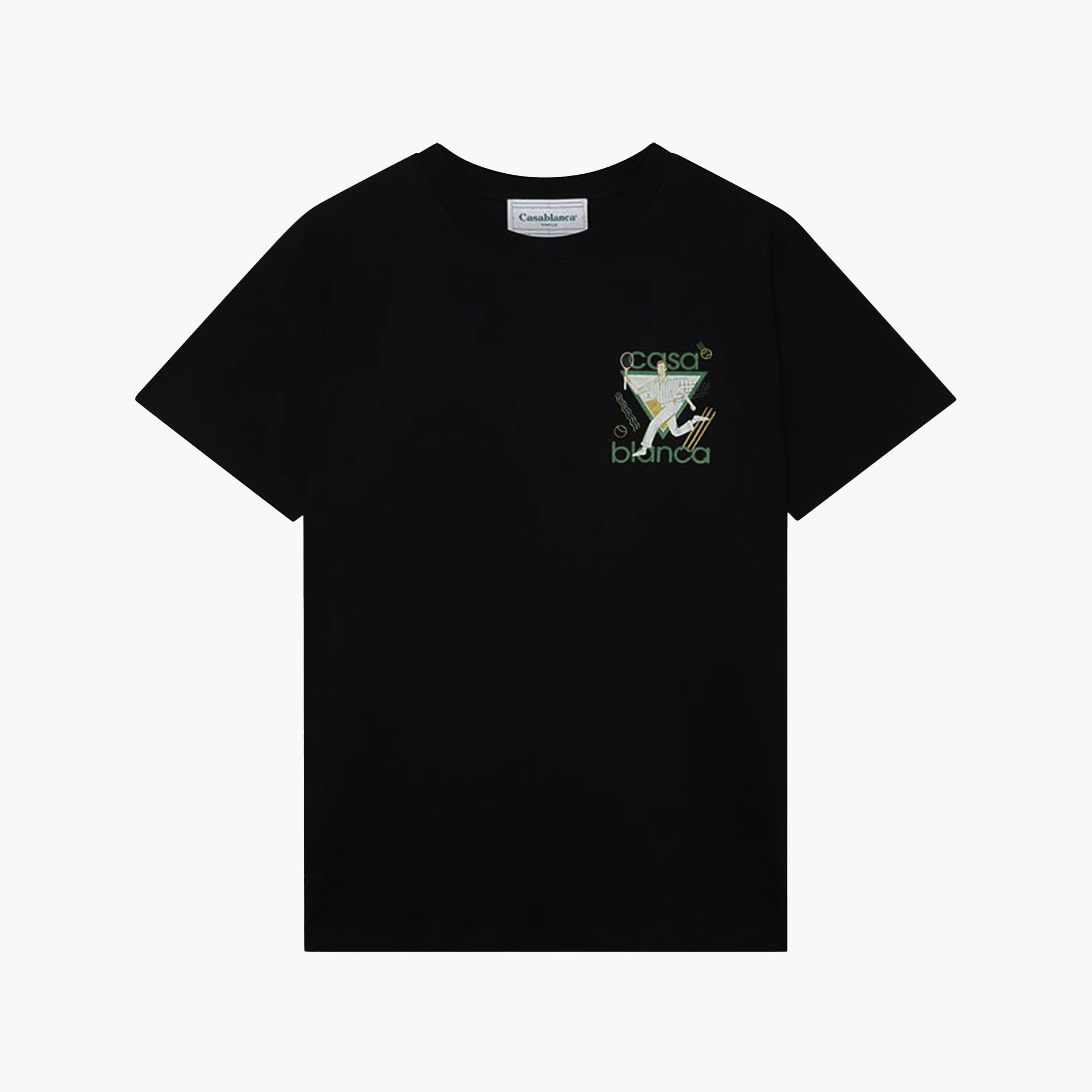 Casablanca T-Shirt Le Jeu de Couleur Noir