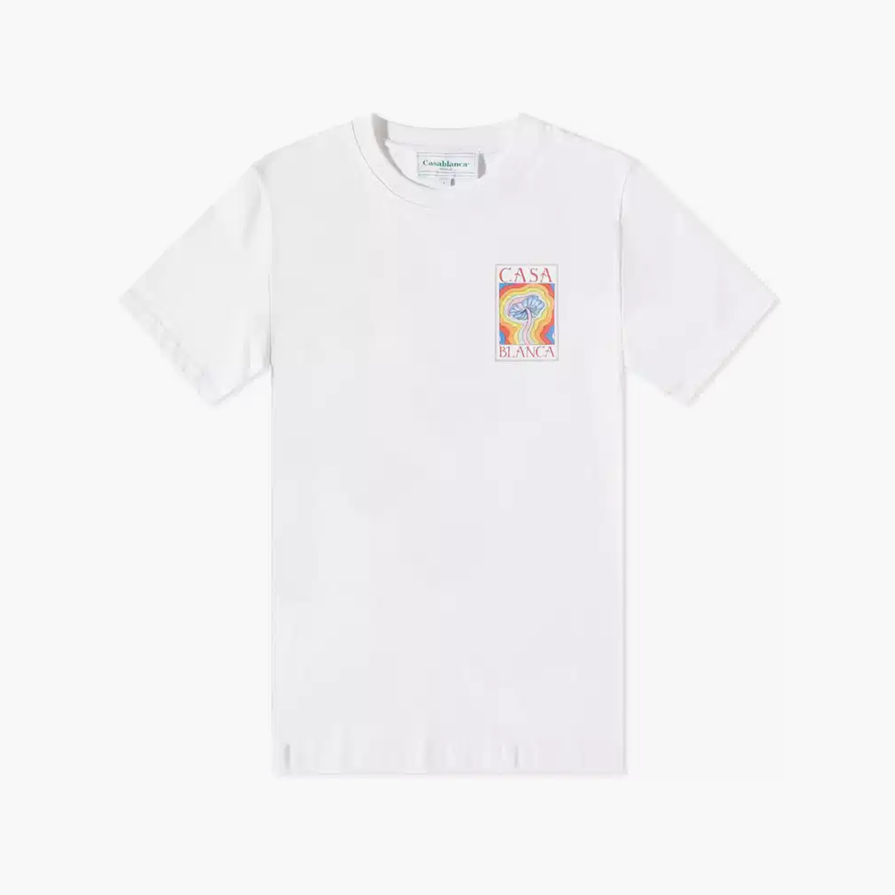 Casablanca T-Shirt Mind Vibrations Blanc