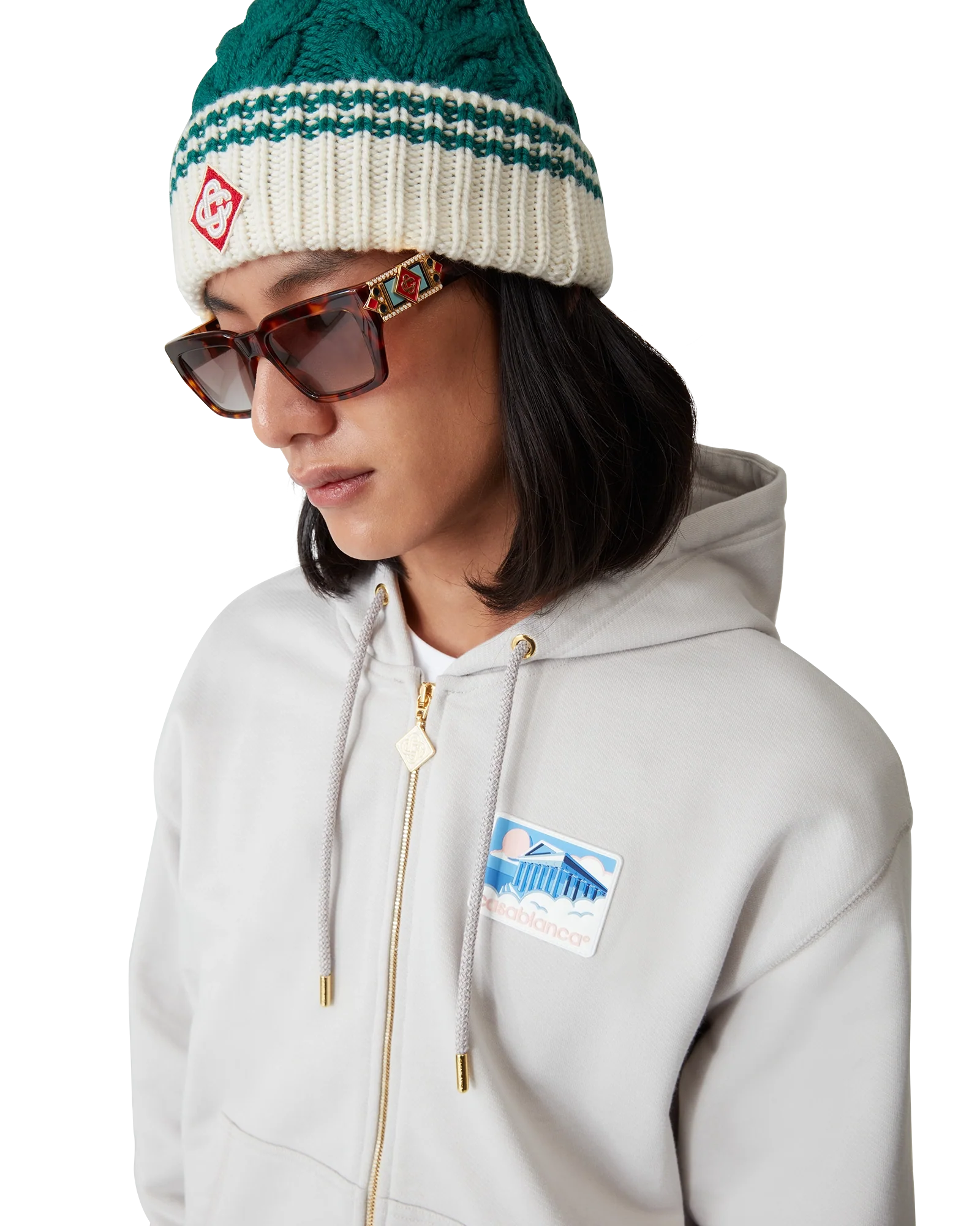 Tortoiseshell The Square Metope Sunglasses