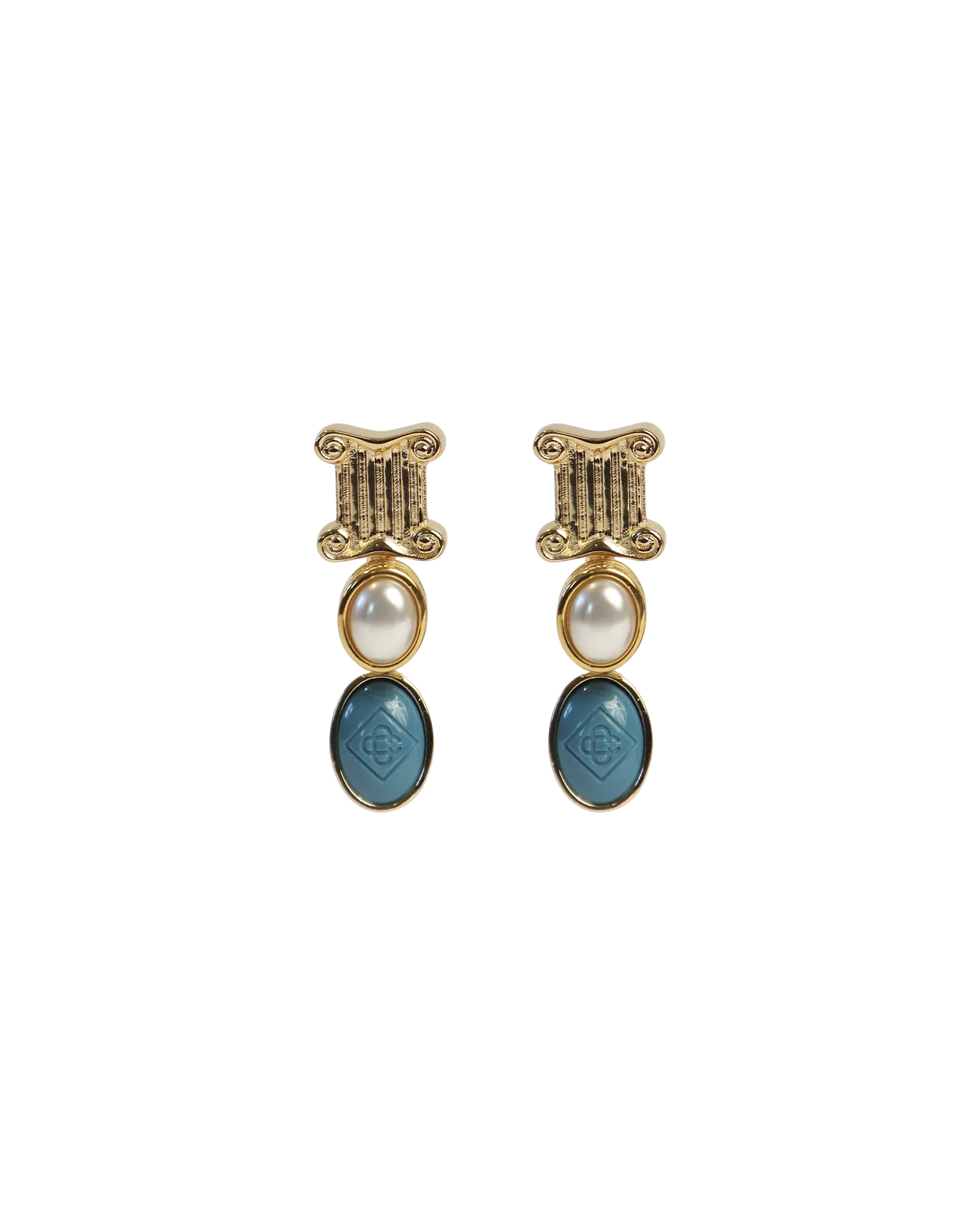 Column Drop Earrings