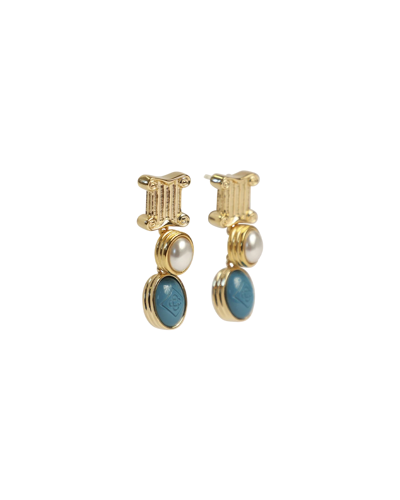 Column Drop Earrings