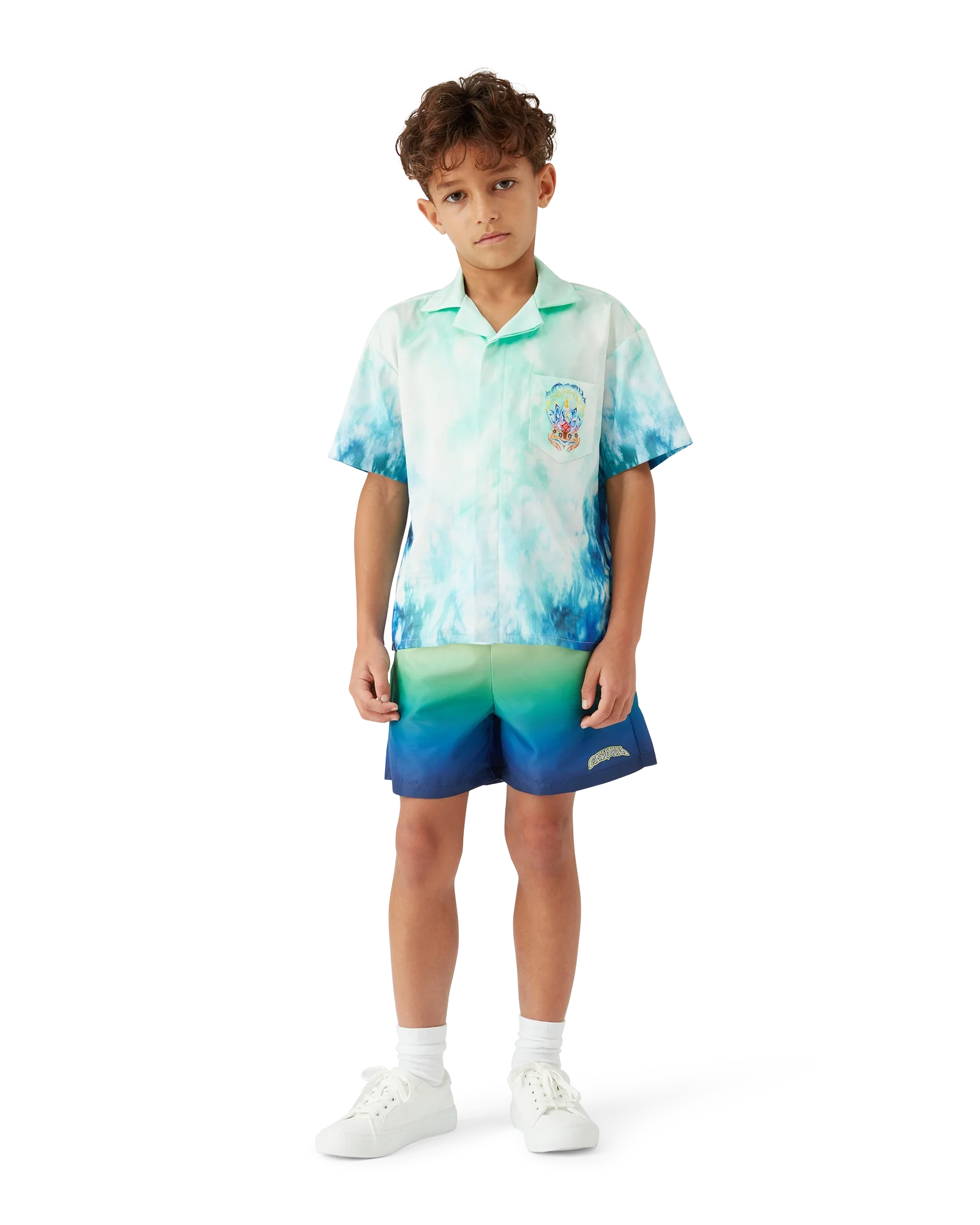 Children's Surf Lotus Short Sleeve Shirt