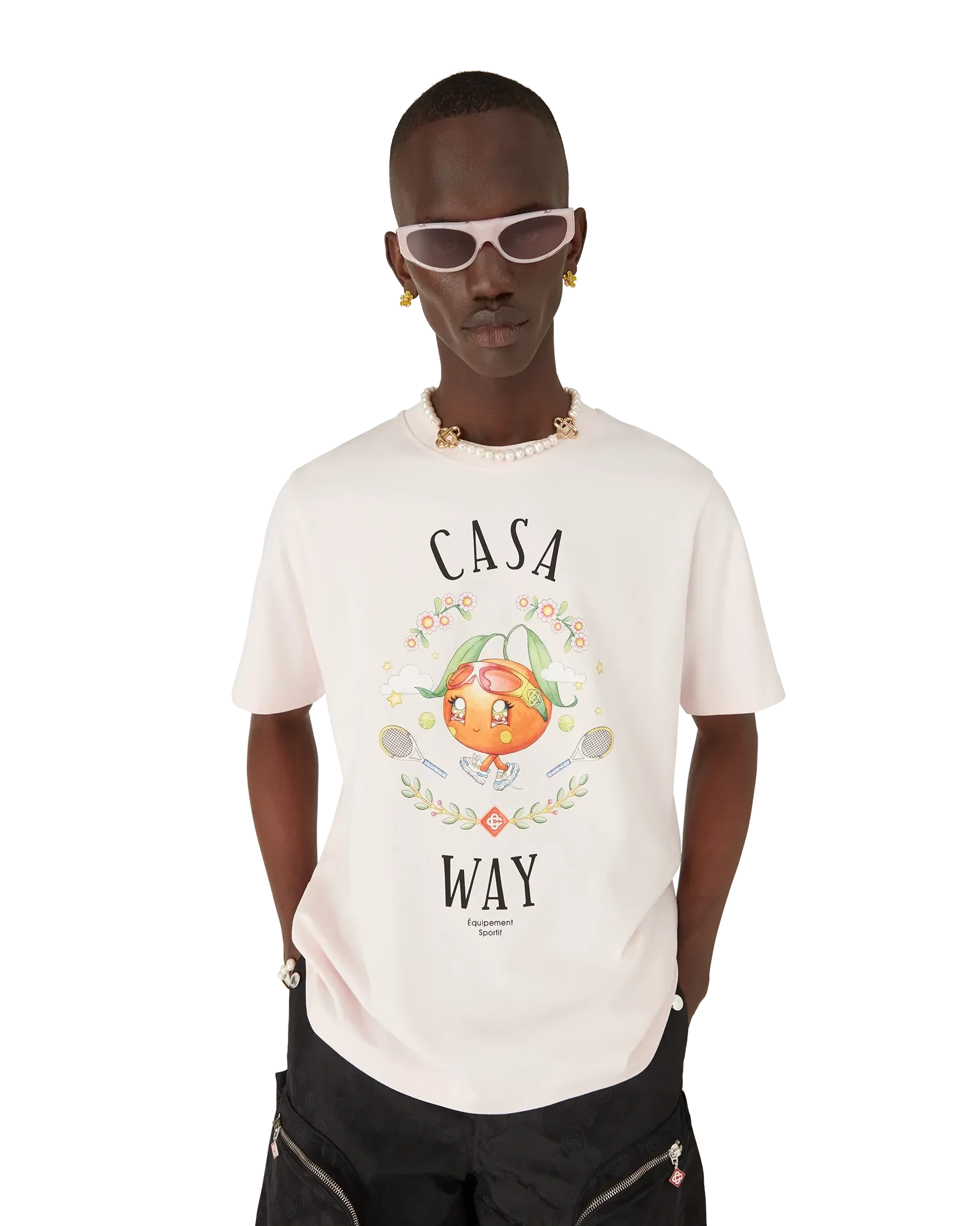 Casa Way Orange Mascot Short Sleeve T-Shirt