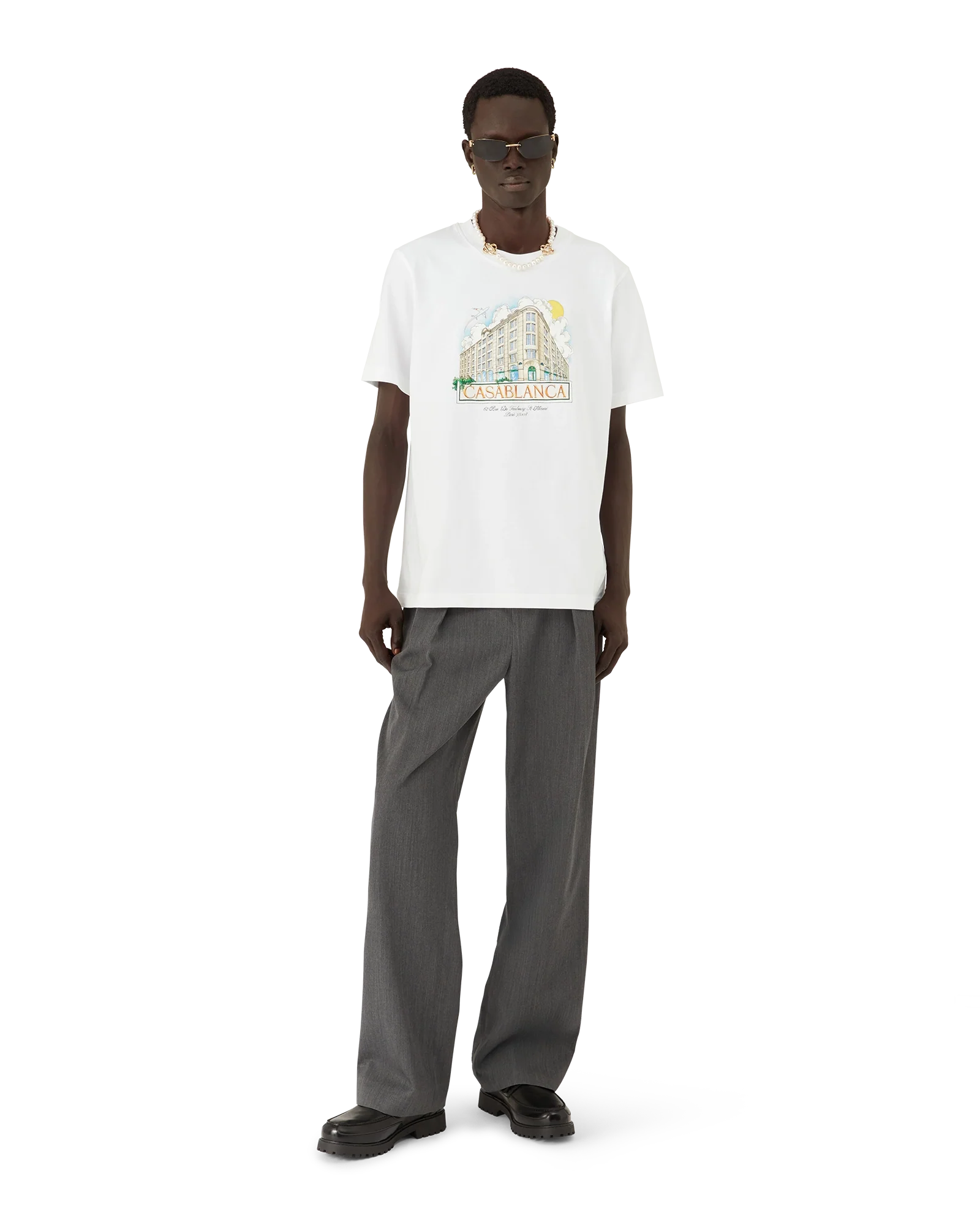 Paris Store Printed Short Sleeve T-Shirt