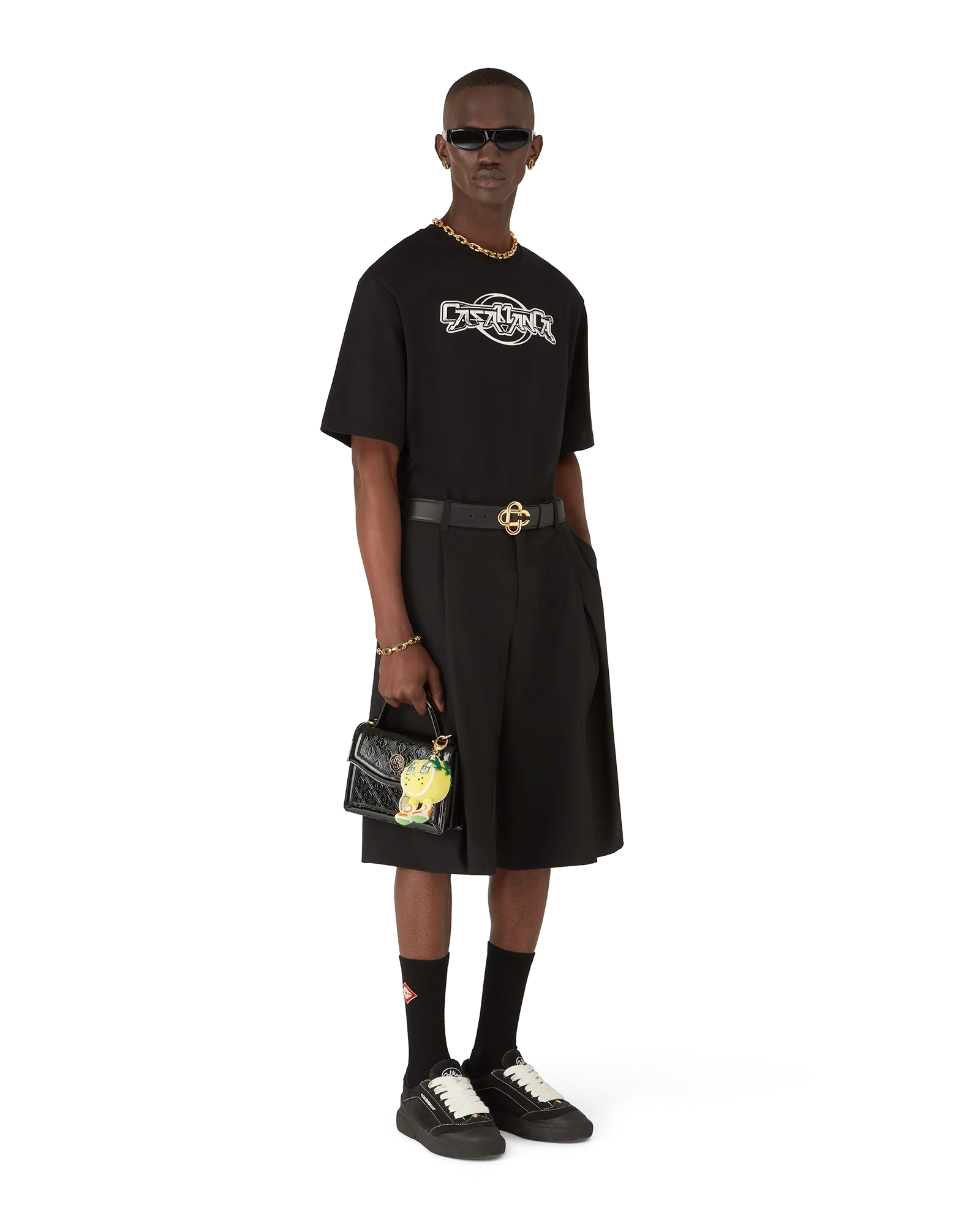 Casablanca Chrome Oversized Short Sleeve T-Shirt