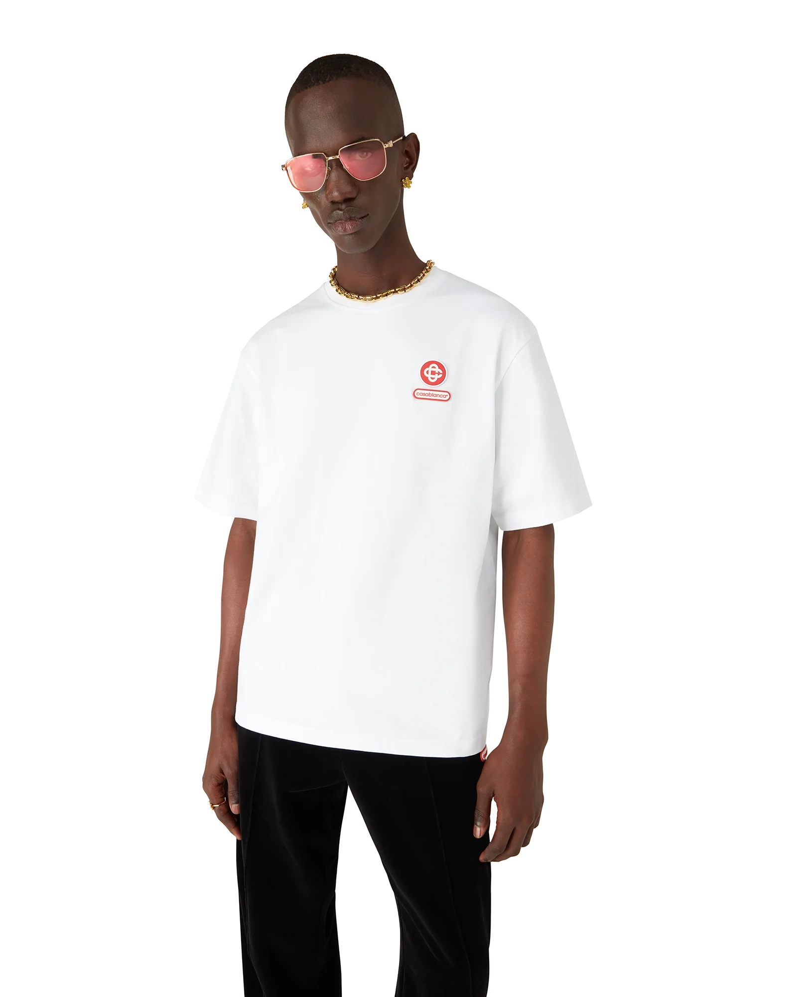 Logo Patch Short Sleeve T-Shirt