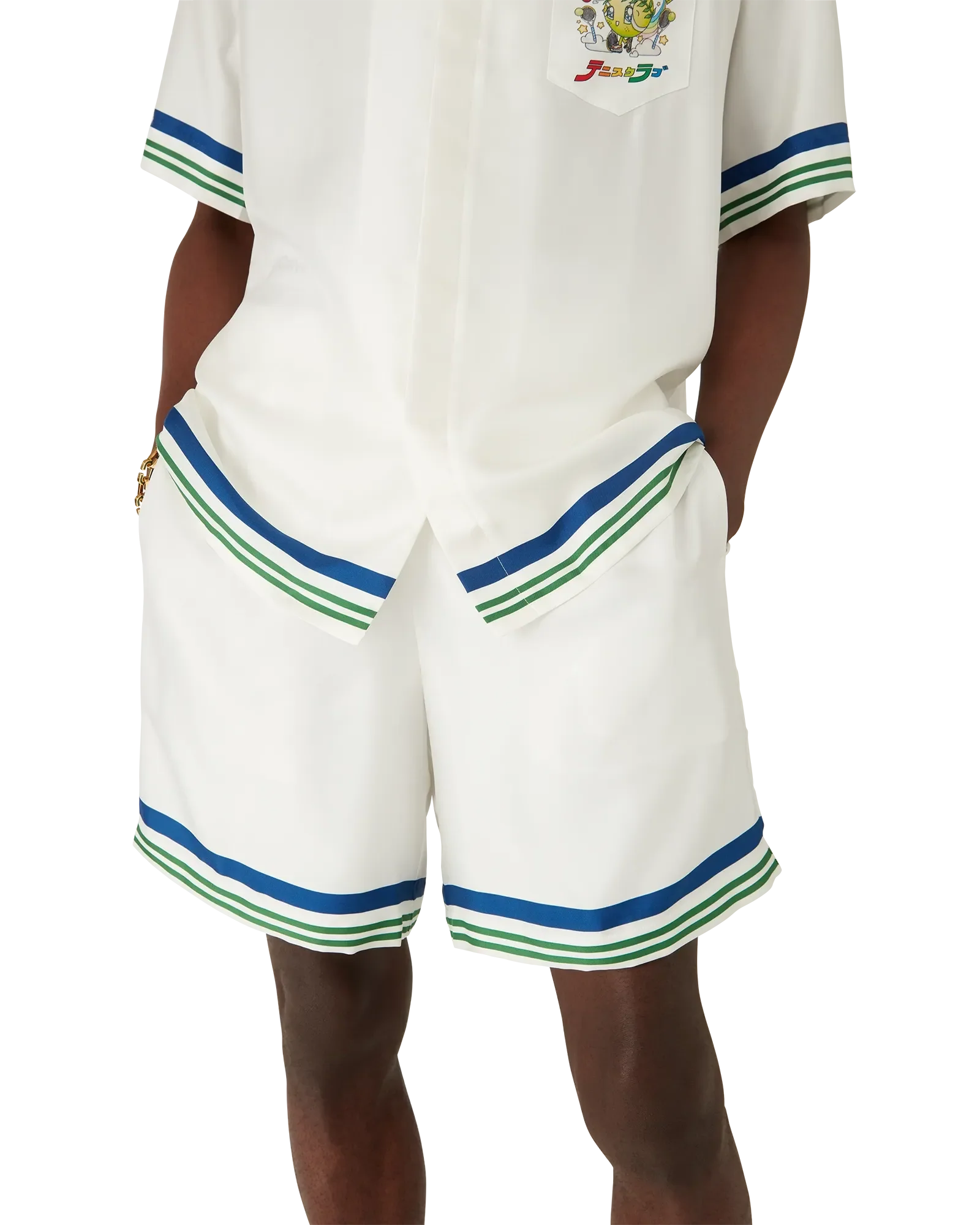 Tennis Club Icon Silk Twill Shorts