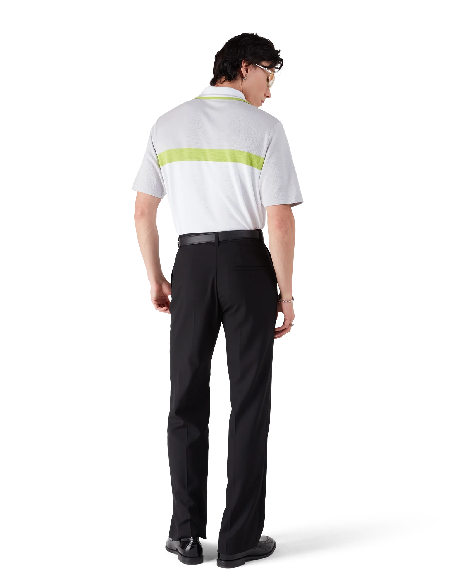 Grey Short Sleeve Polo Shirt