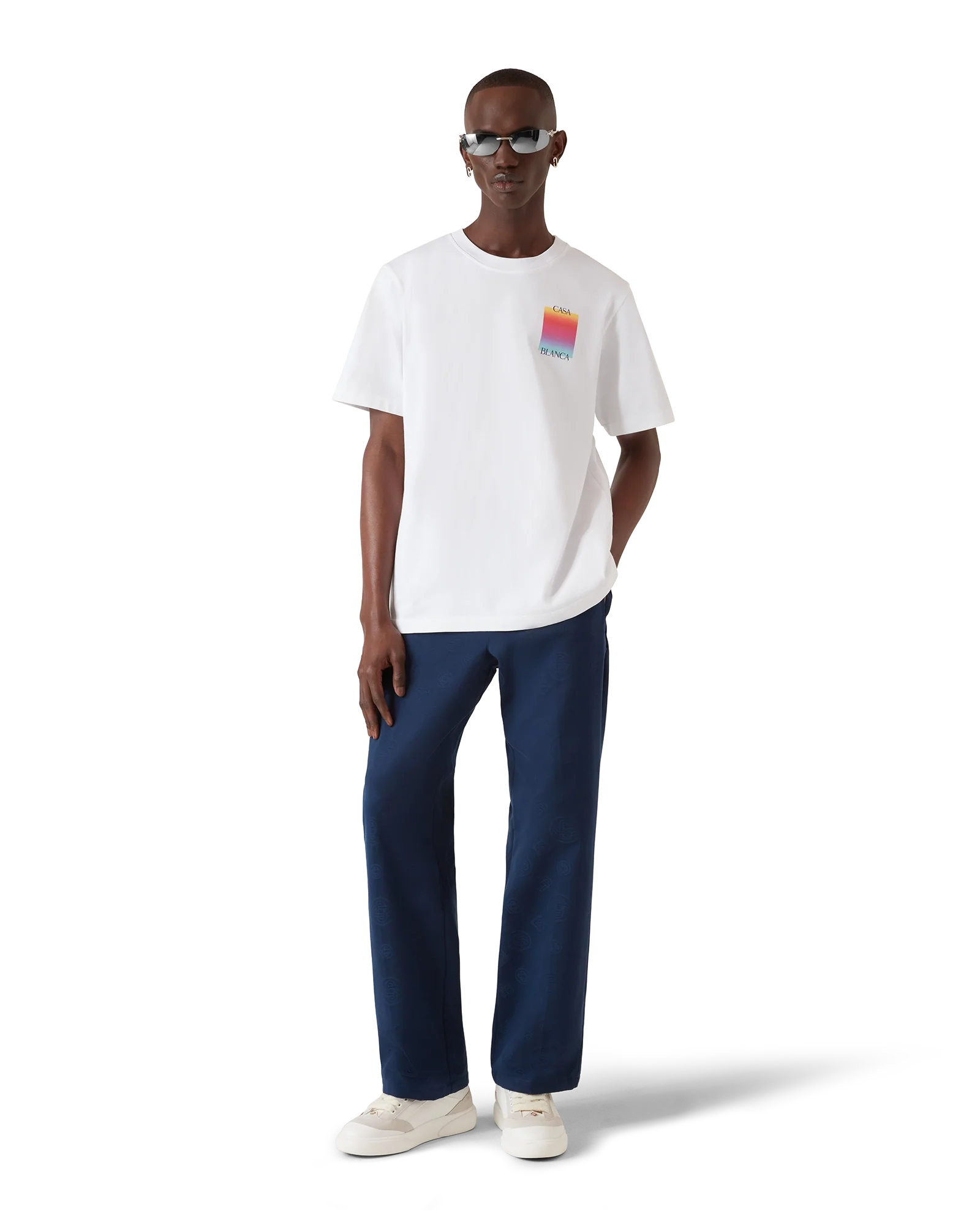 Gradient Square Logo Short Sleeve T-Shirt
