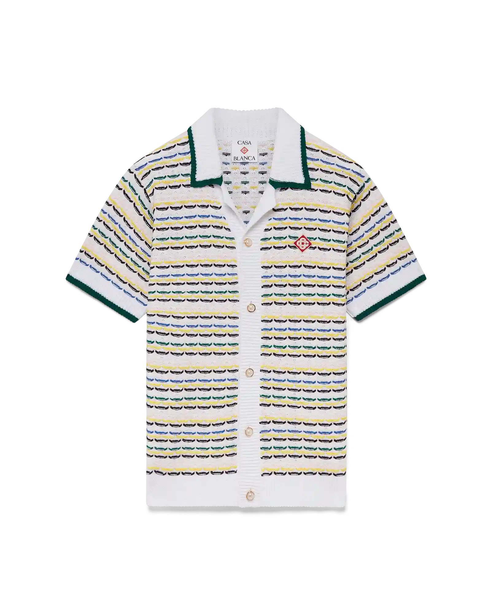 Tuck Stitch Short Sleeve Shirt