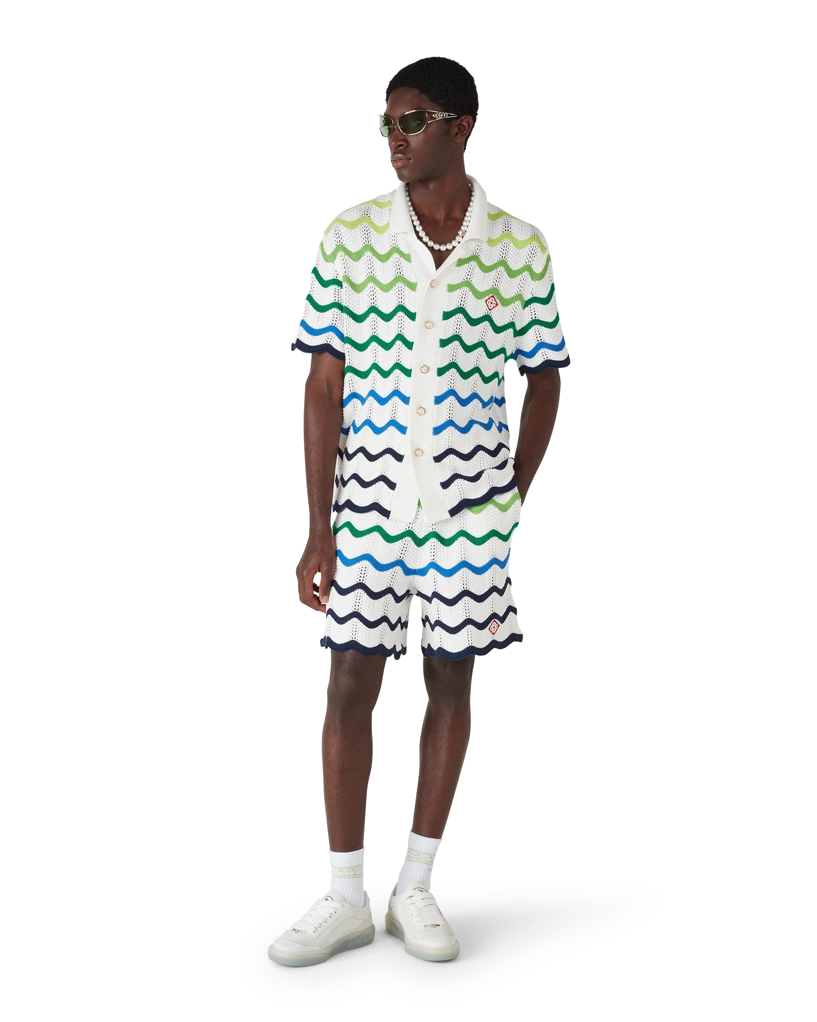 Wave Knitted Shorts