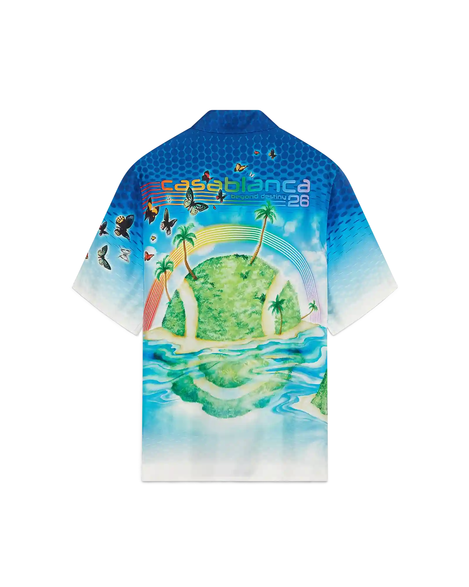 Beyond Destiny Short Sleeve Silk Shirt