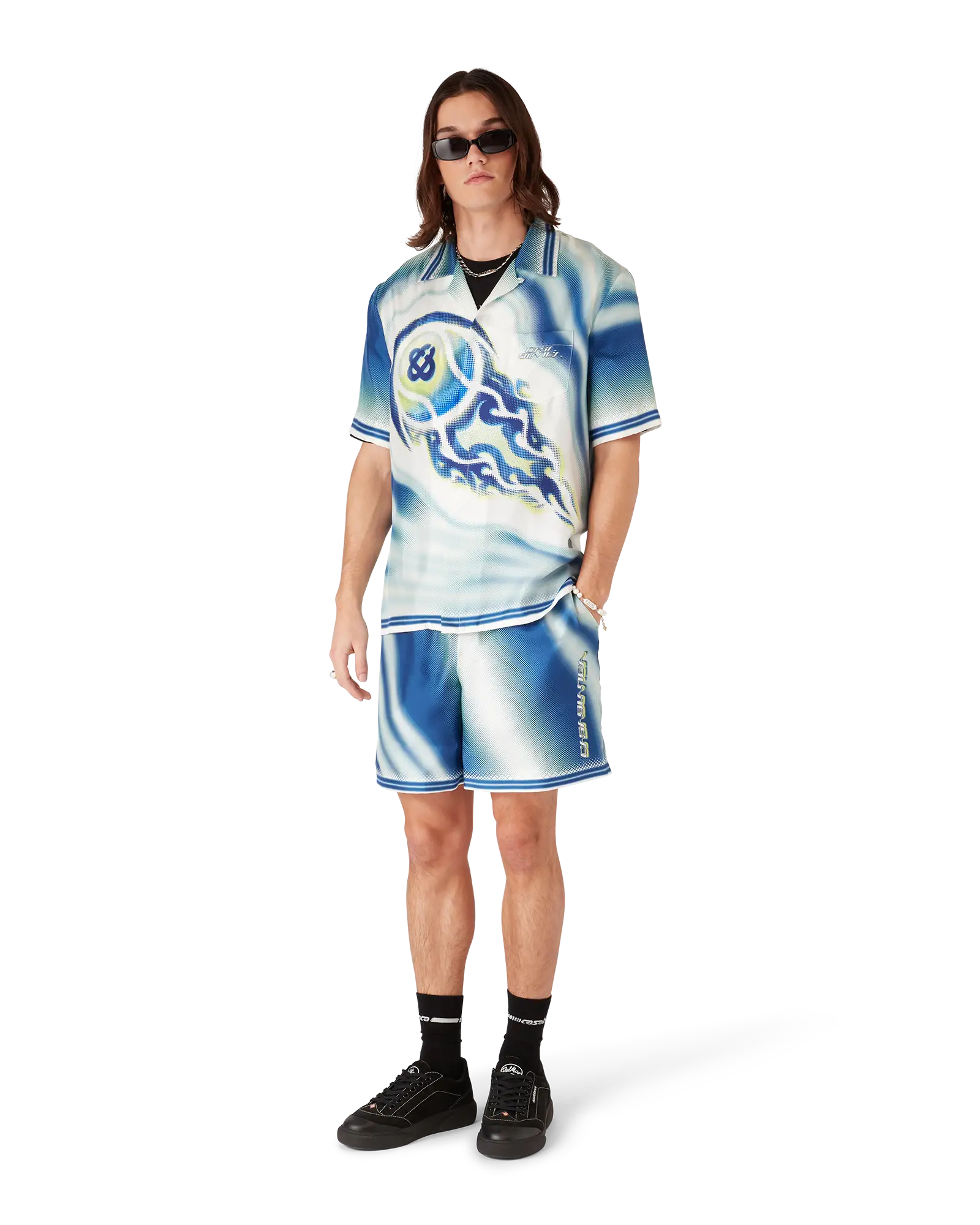 The Art Of The Serve Short Sleeve Silk Shirt