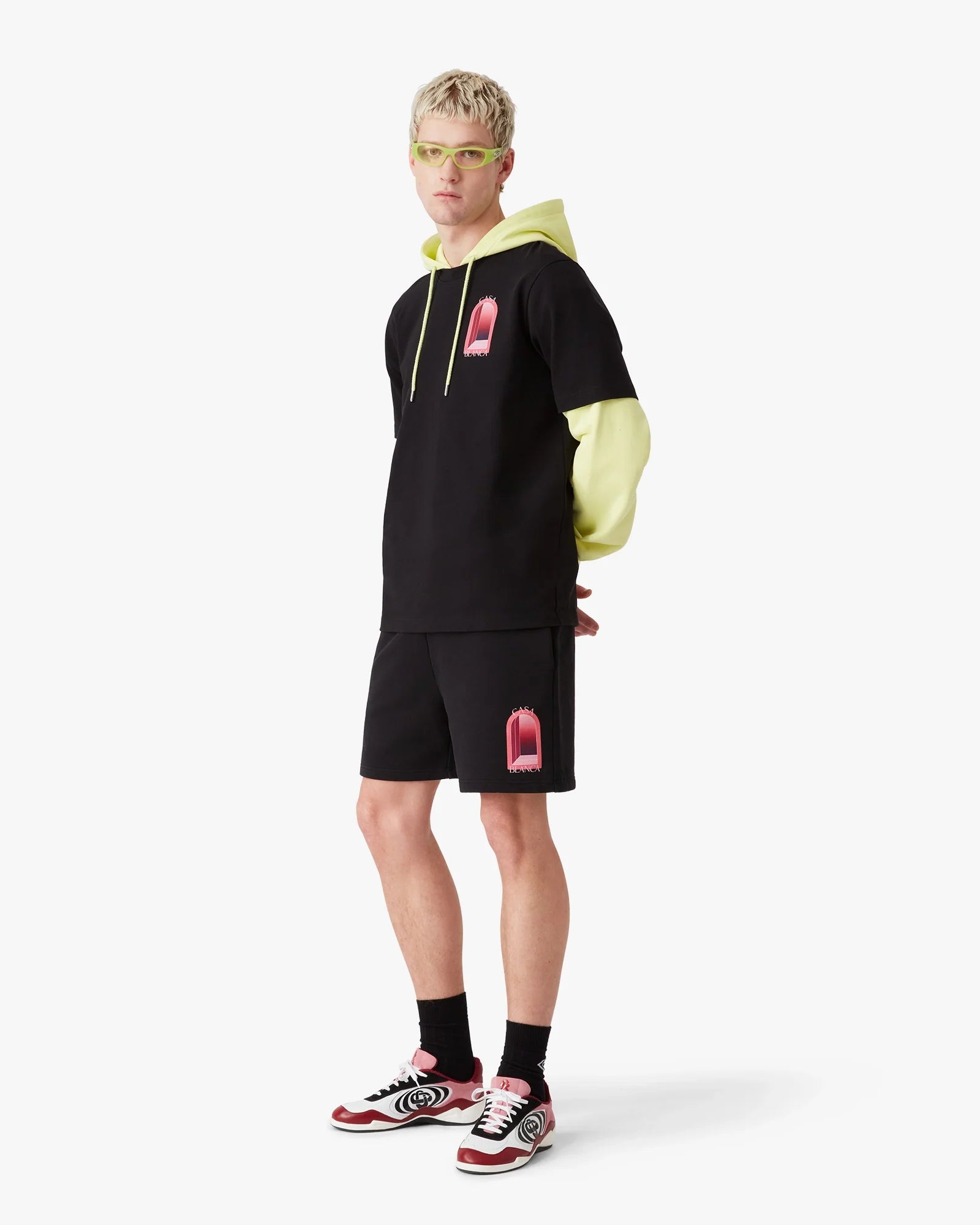 Black L'Arche Sweatshorts