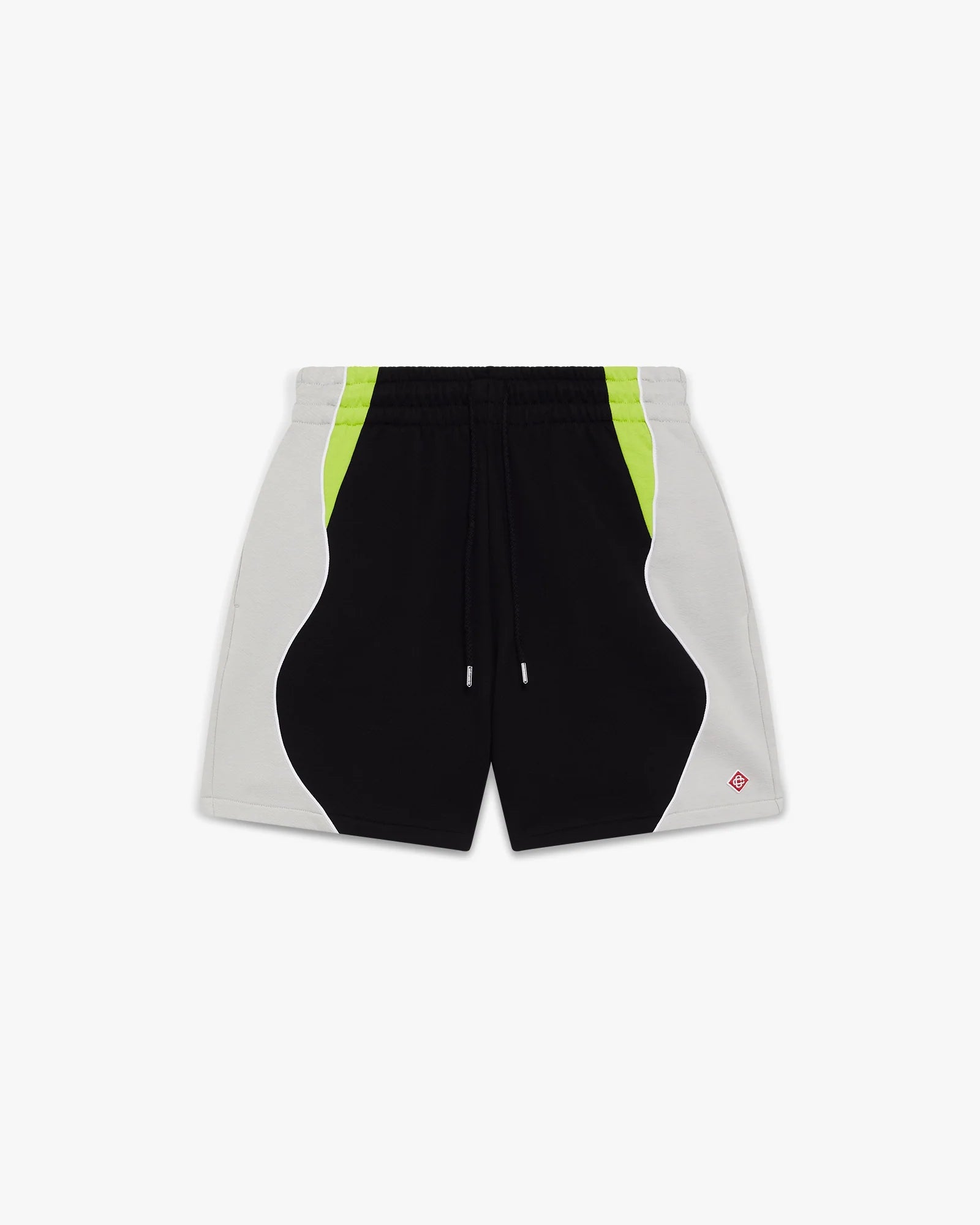 Black & Grey Colourblock Sweatshorts