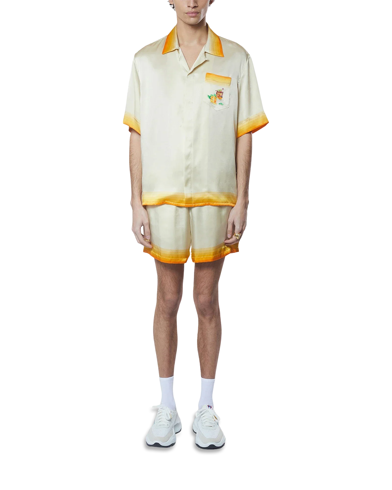 Panoramique Silk Satin Shorts